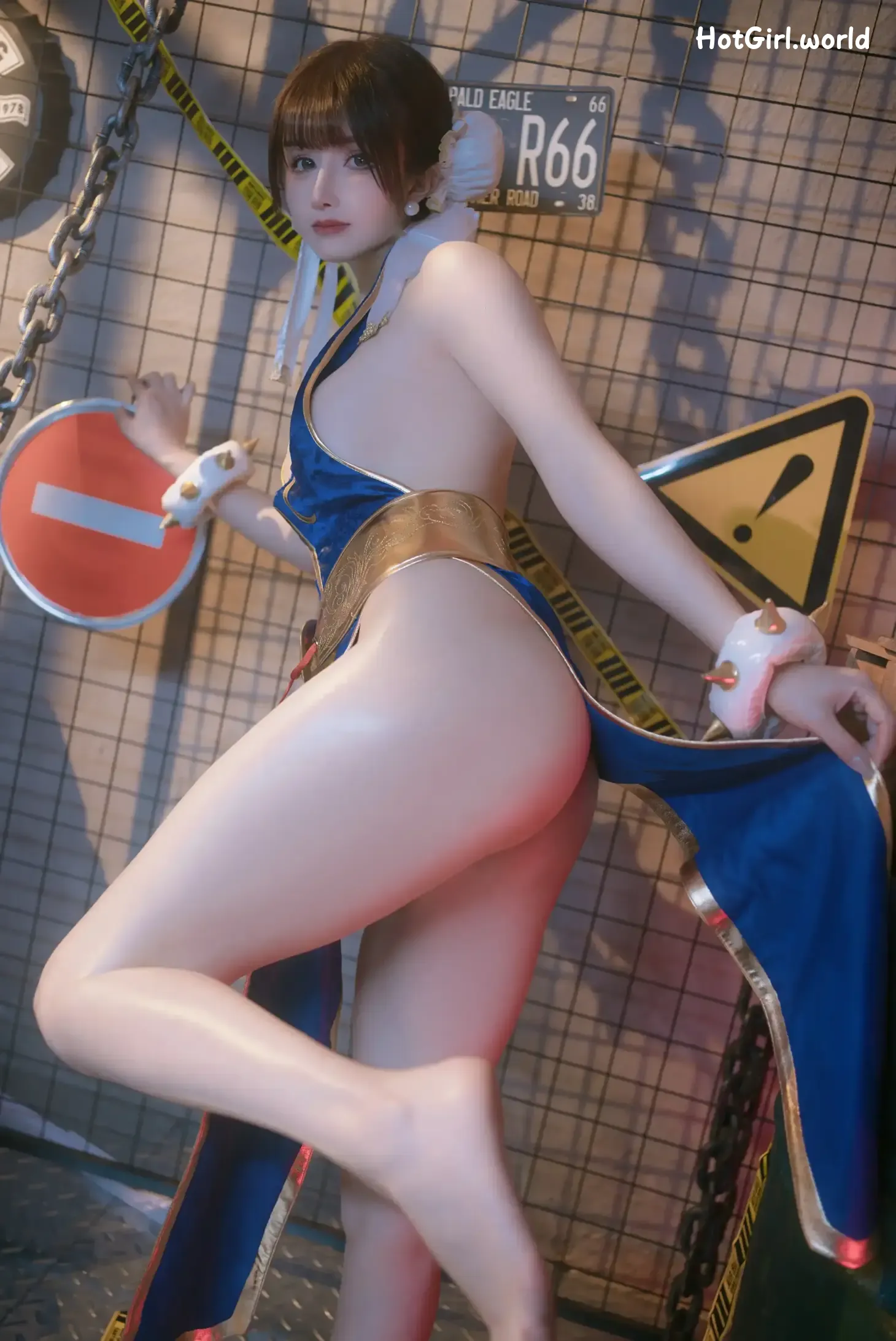 Coser-鹿八岁-春丽的格斗辅导 第56张图