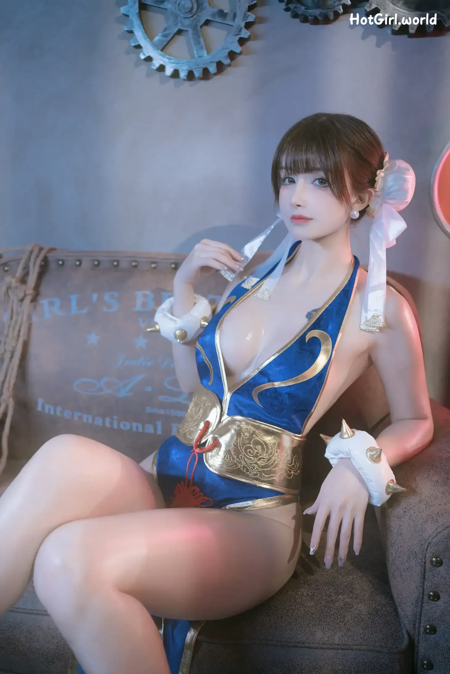 Coser-鹿八岁-春丽的格斗辅导 第78张图