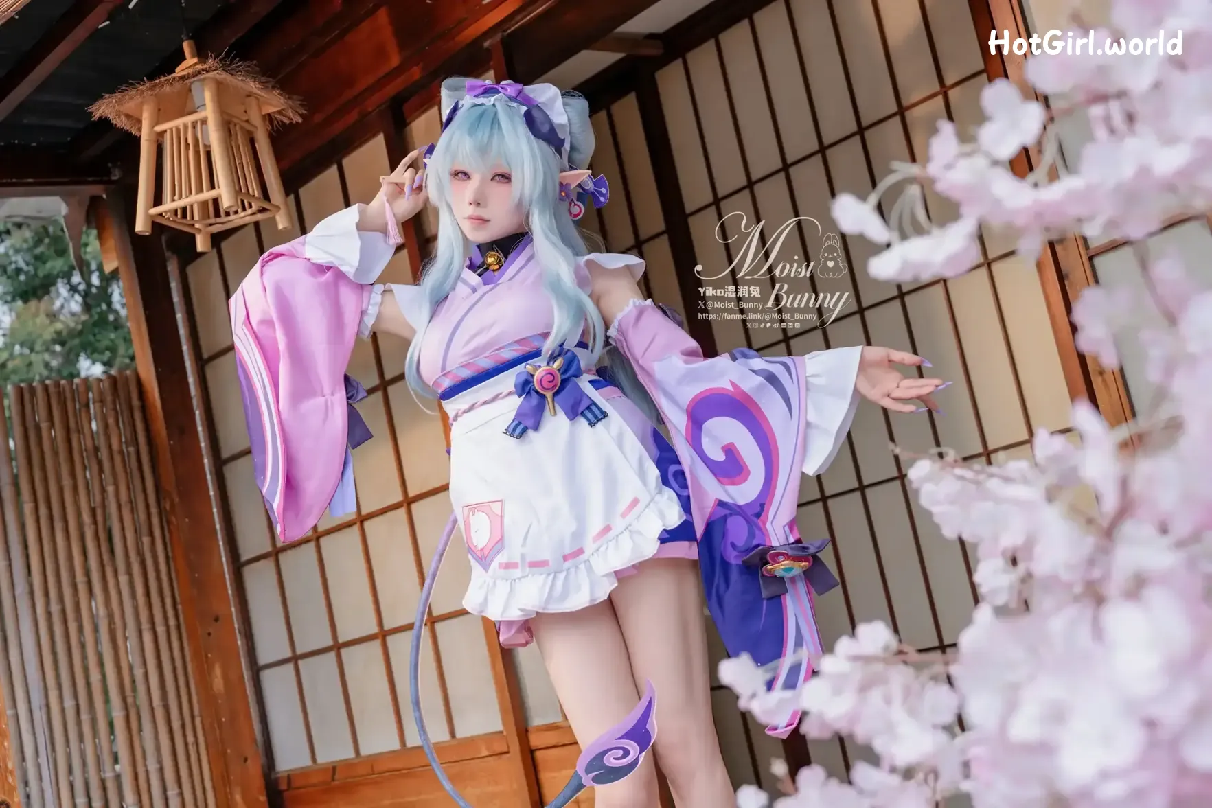 Coser-黏黏团子兔-05月作品-浮枕朝颜-梦见月瑞希-红昭愿 第2张图