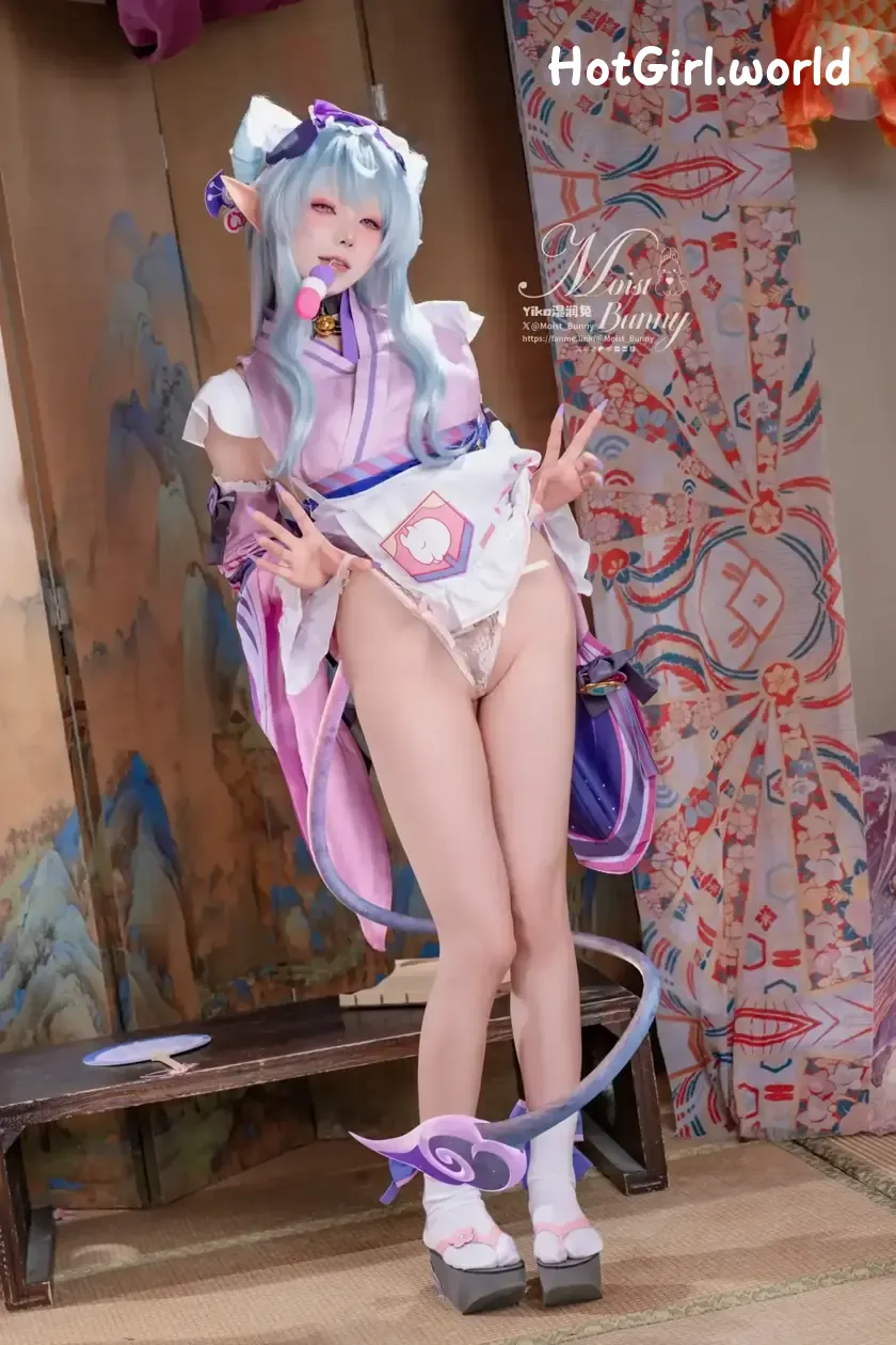 Coser-黏黏团子兔-05月作品-浮枕朝颜-梦见月瑞希-红昭愿 第54张图
