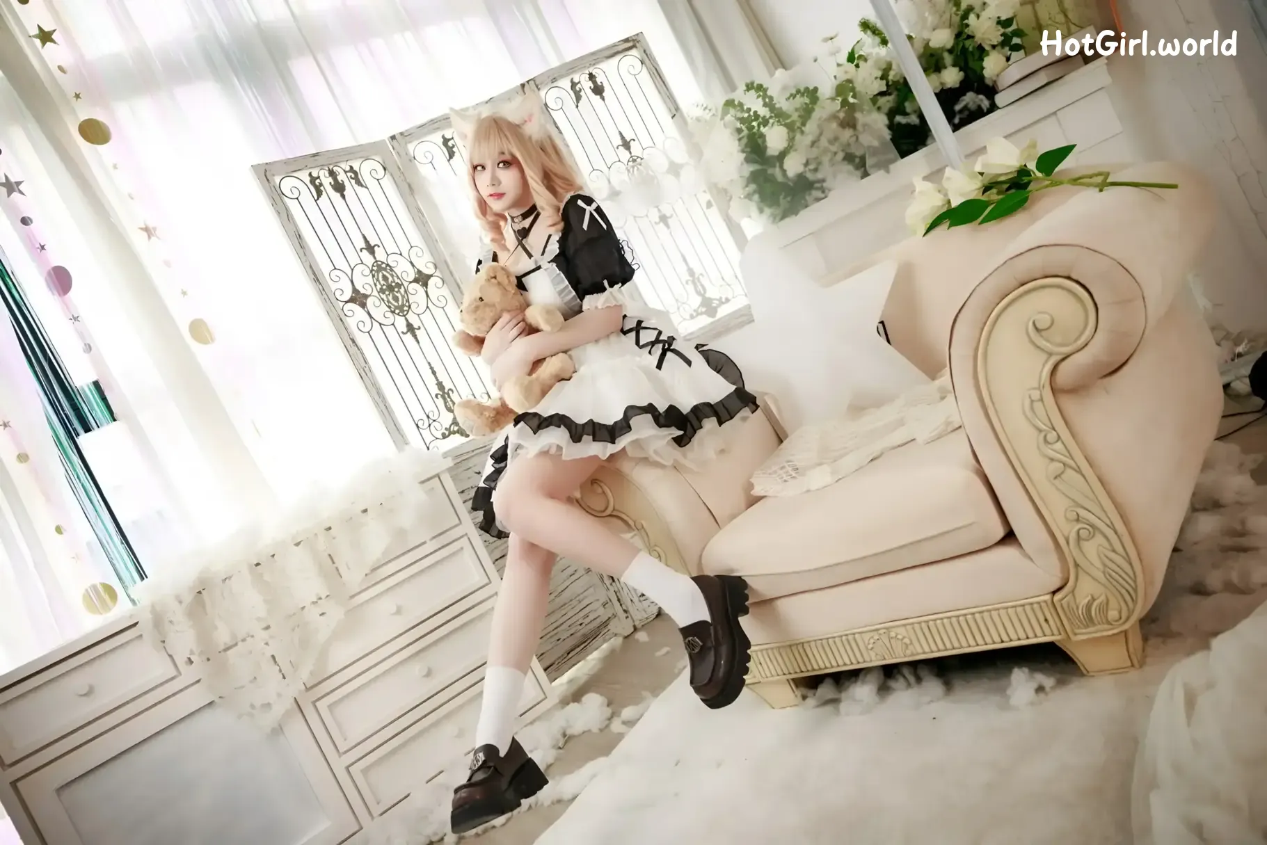 Coser-阿雪雪-午后女仆 第15张图