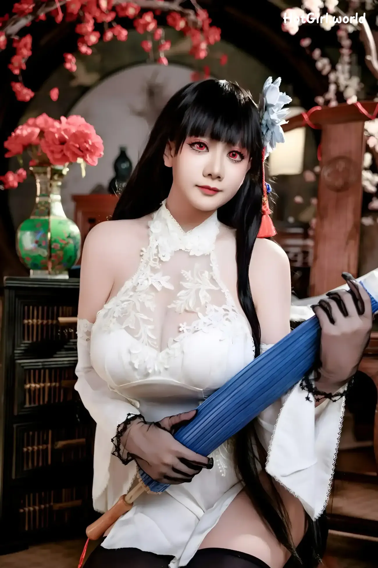 Coser-阿雪雪-碧蓝航线-逸仙-旗袍 第3张图