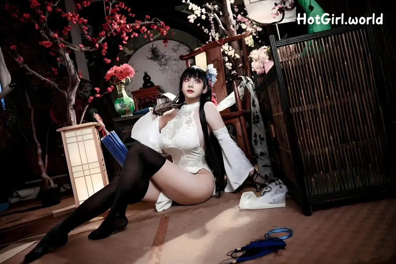 Coser-阿雪雪-碧蓝航线-逸仙-旗袍 第4张图