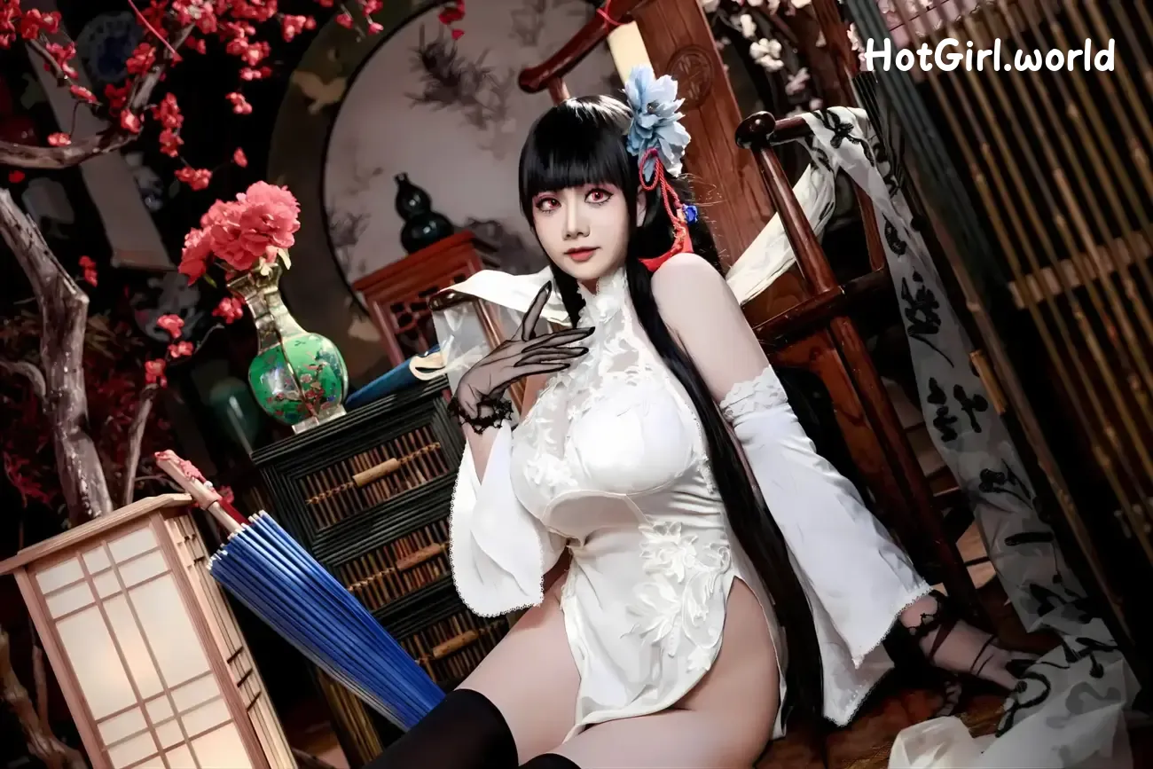 Coser-阿雪雪-碧蓝航线-逸仙-旗袍 第5张图