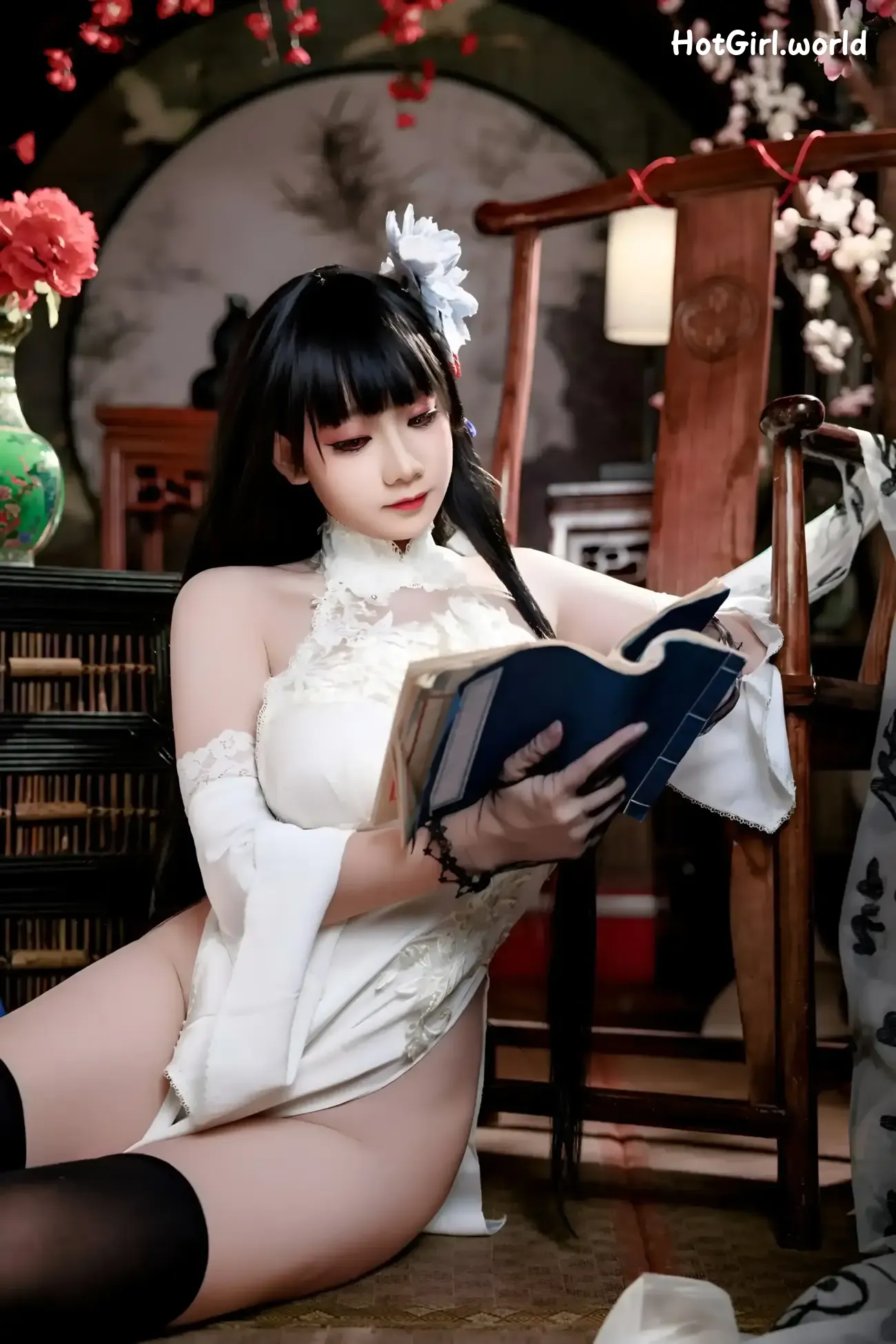 Coser-阿雪雪-碧蓝航线-逸仙-旗袍 第6张图