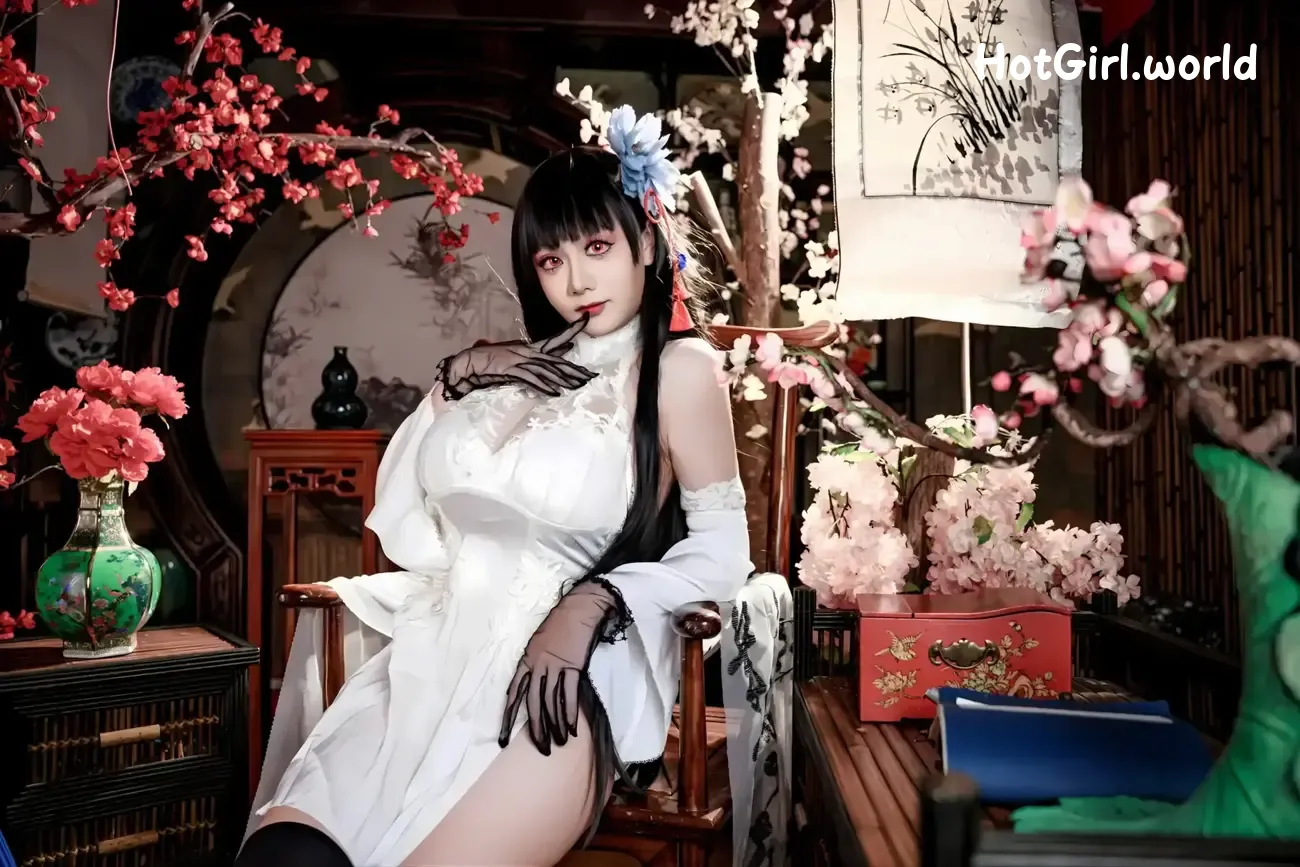 Coser-阿雪雪-碧蓝航线-逸仙-旗袍 第14张图