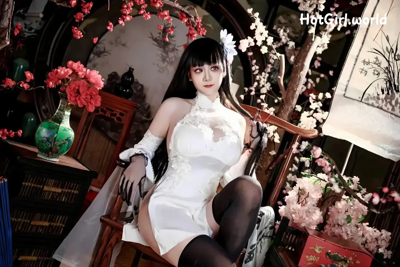 Coser-阿雪雪-碧蓝航线-逸仙-旗袍 第15张图