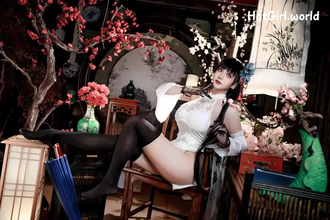 Coser-阿雪雪-碧蓝航线-逸仙-旗袍 第17张图