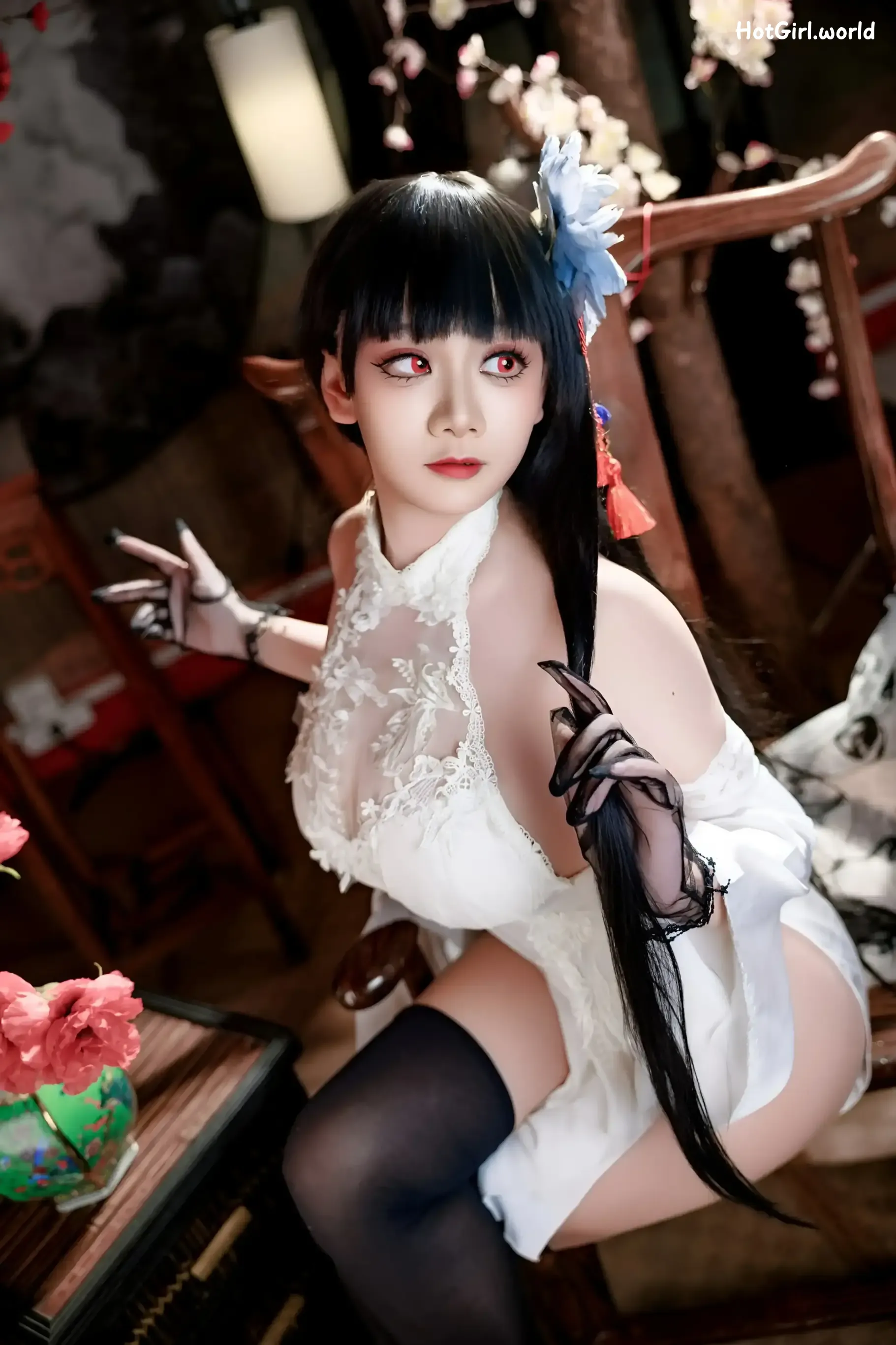 Coser-阿雪雪-碧蓝航线-逸仙-旗袍 第19张图