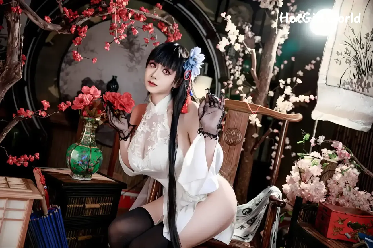 Coser-阿雪雪-碧蓝航线-逸仙-旗袍 第20张图