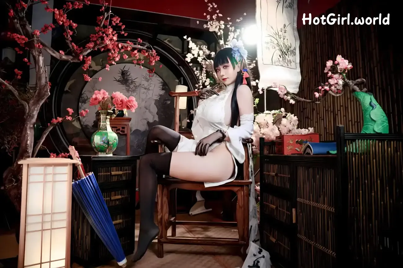 Coser-阿雪雪-碧蓝航线-逸仙-旗袍 第23张图