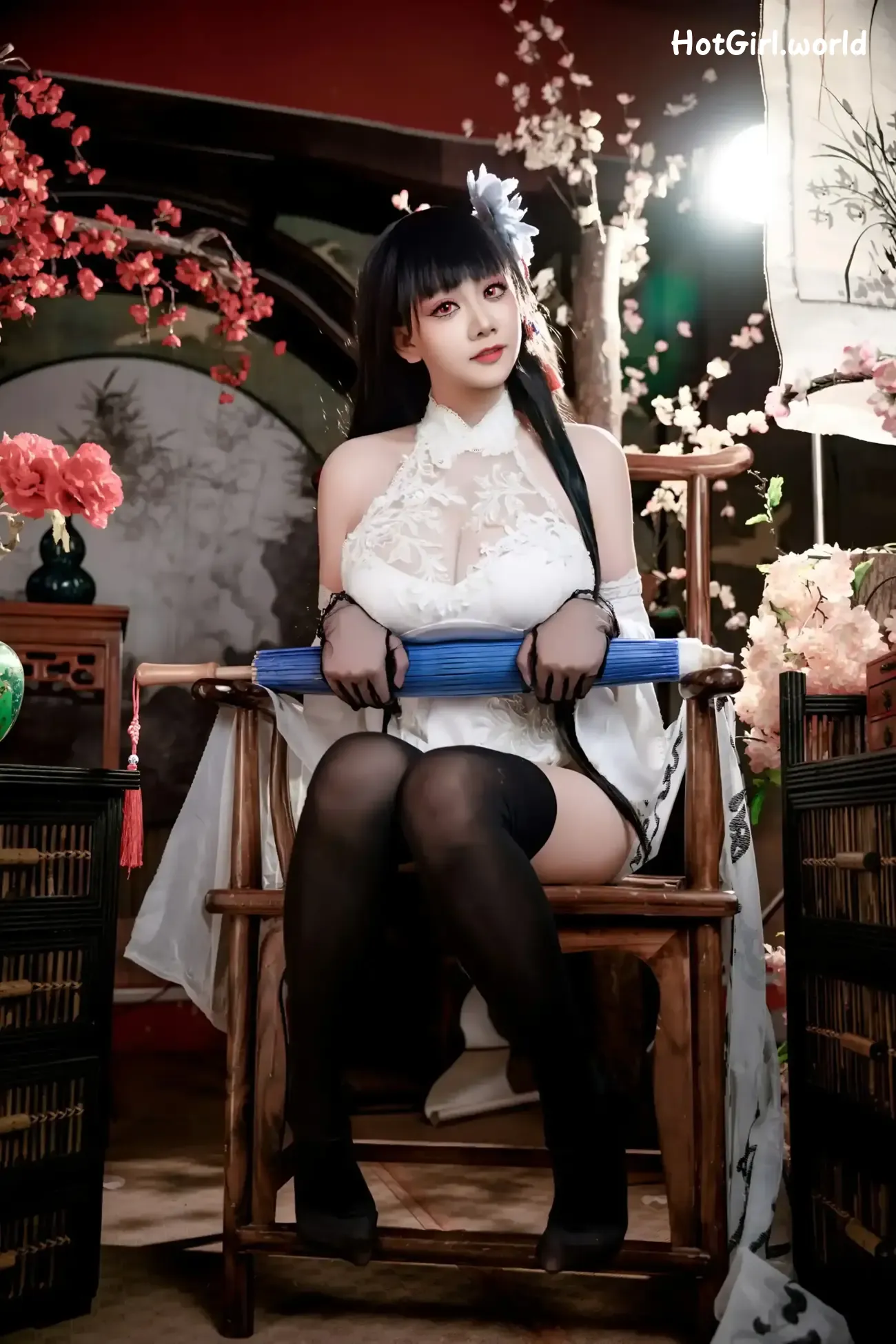 Coser-阿雪雪-碧蓝航线-逸仙-旗袍 第25张图
