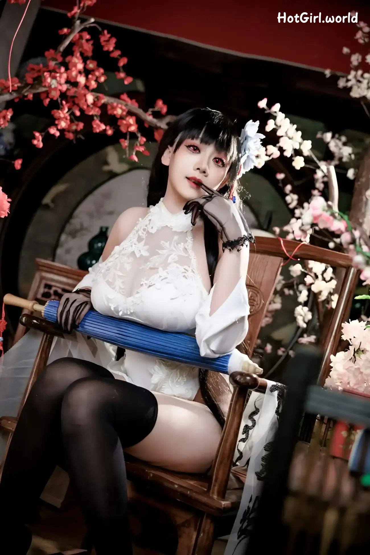 Coser-阿雪雪-碧蓝航线-逸仙-旗袍 第26张图