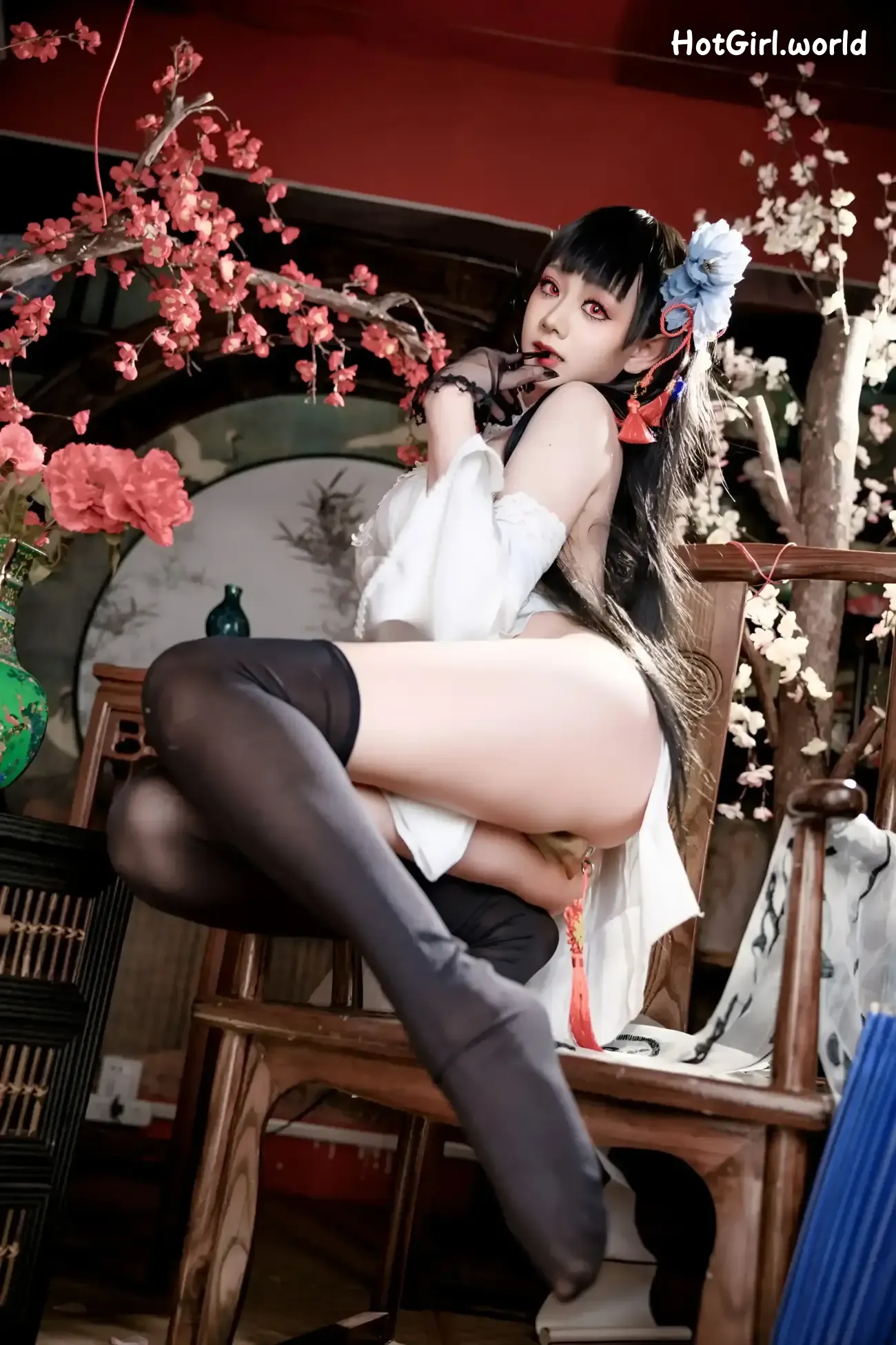 Coser-阿雪雪-碧蓝航线-逸仙-旗袍 第42张图