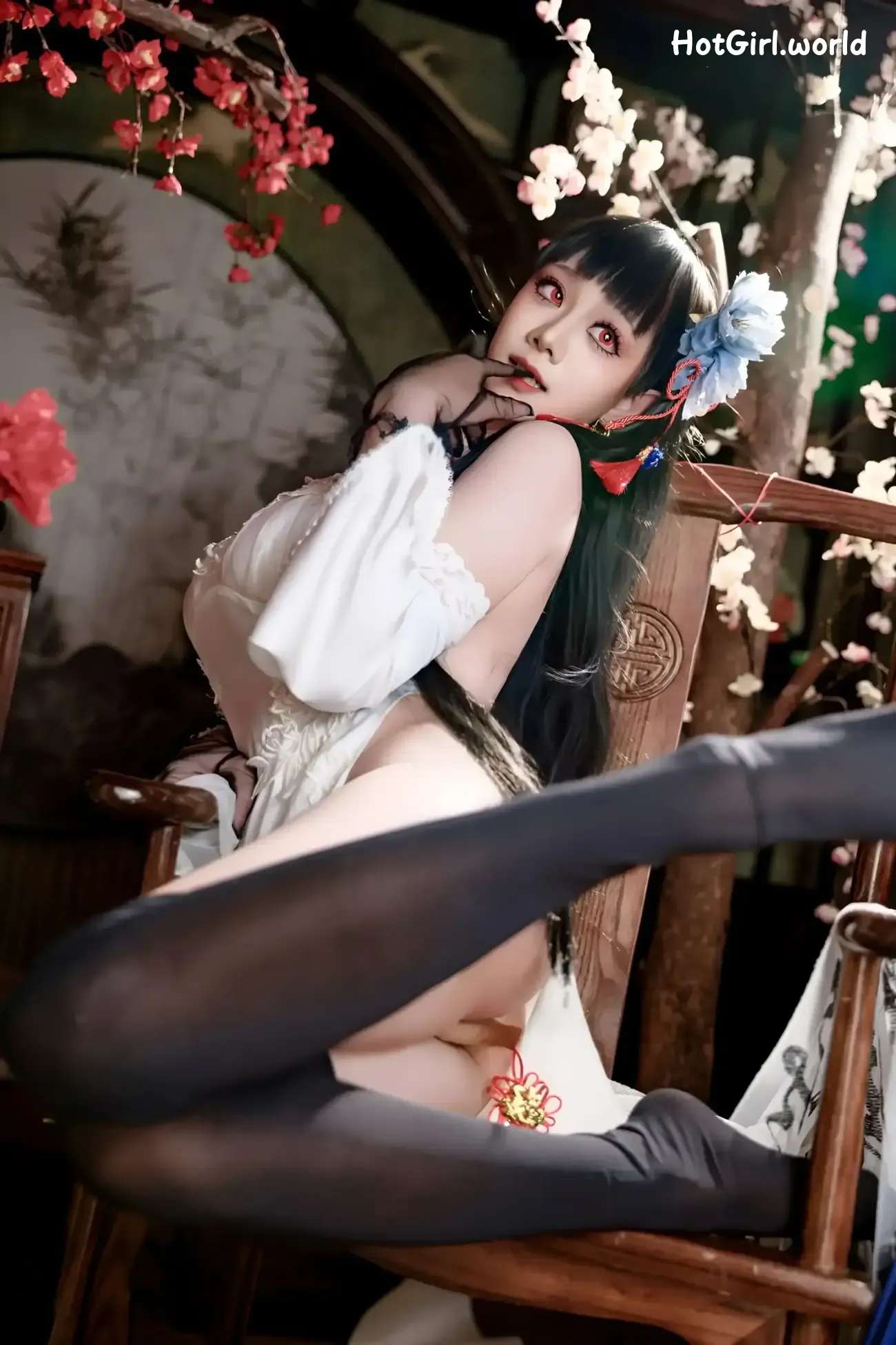 Coser-阿雪雪-碧蓝航线-逸仙-旗袍 第48张图