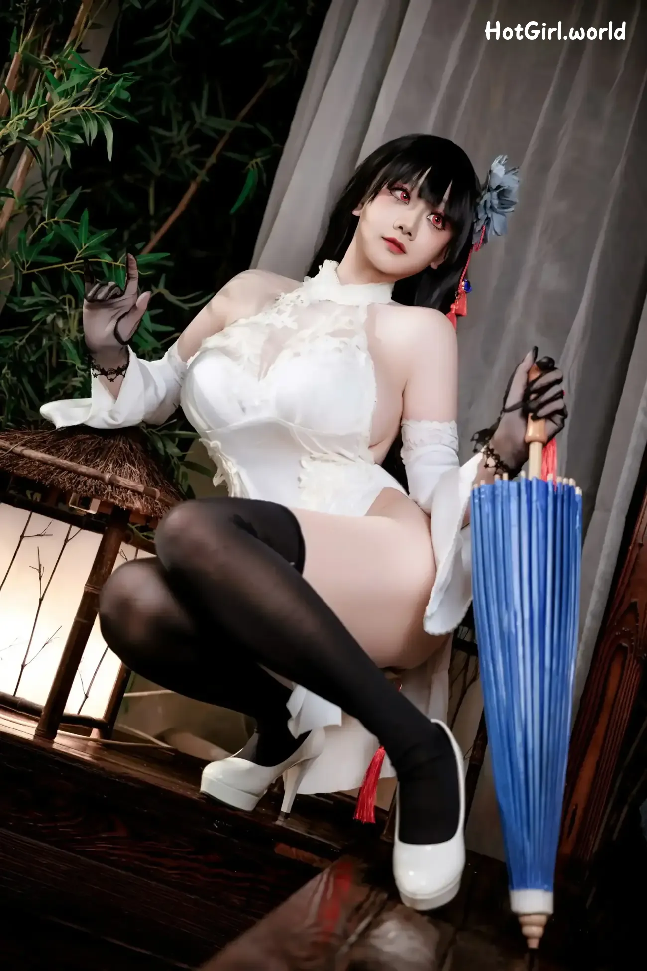 Coser-阿雪雪-碧蓝航线-逸仙-旗袍 第52张图