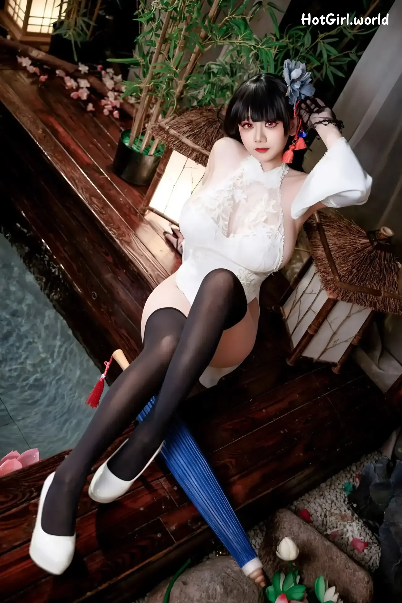 Coser-阿雪雪-碧蓝航线-逸仙-旗袍 第56张图