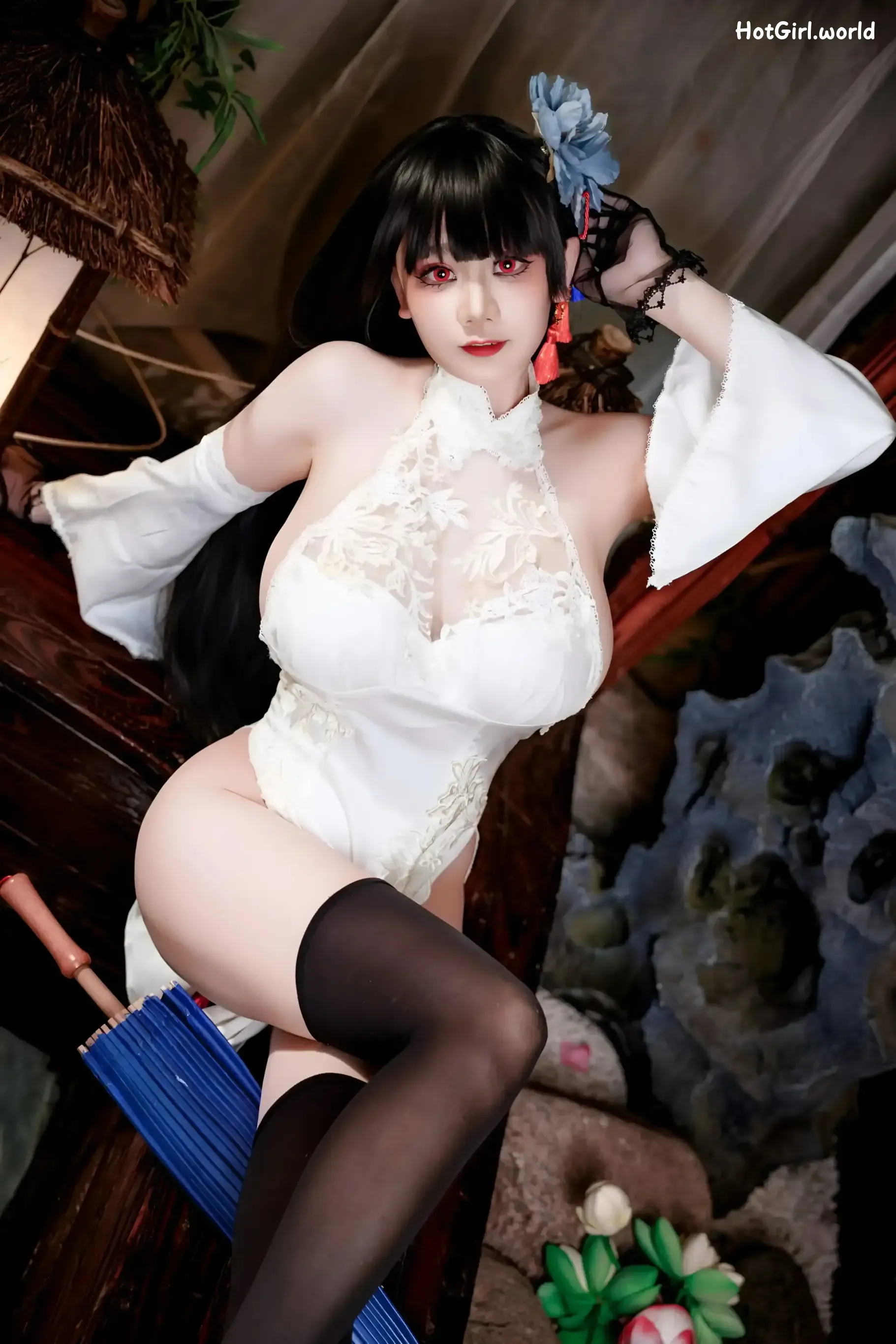 Coser-阿雪雪-碧蓝航线-逸仙-旗袍 第55张图
