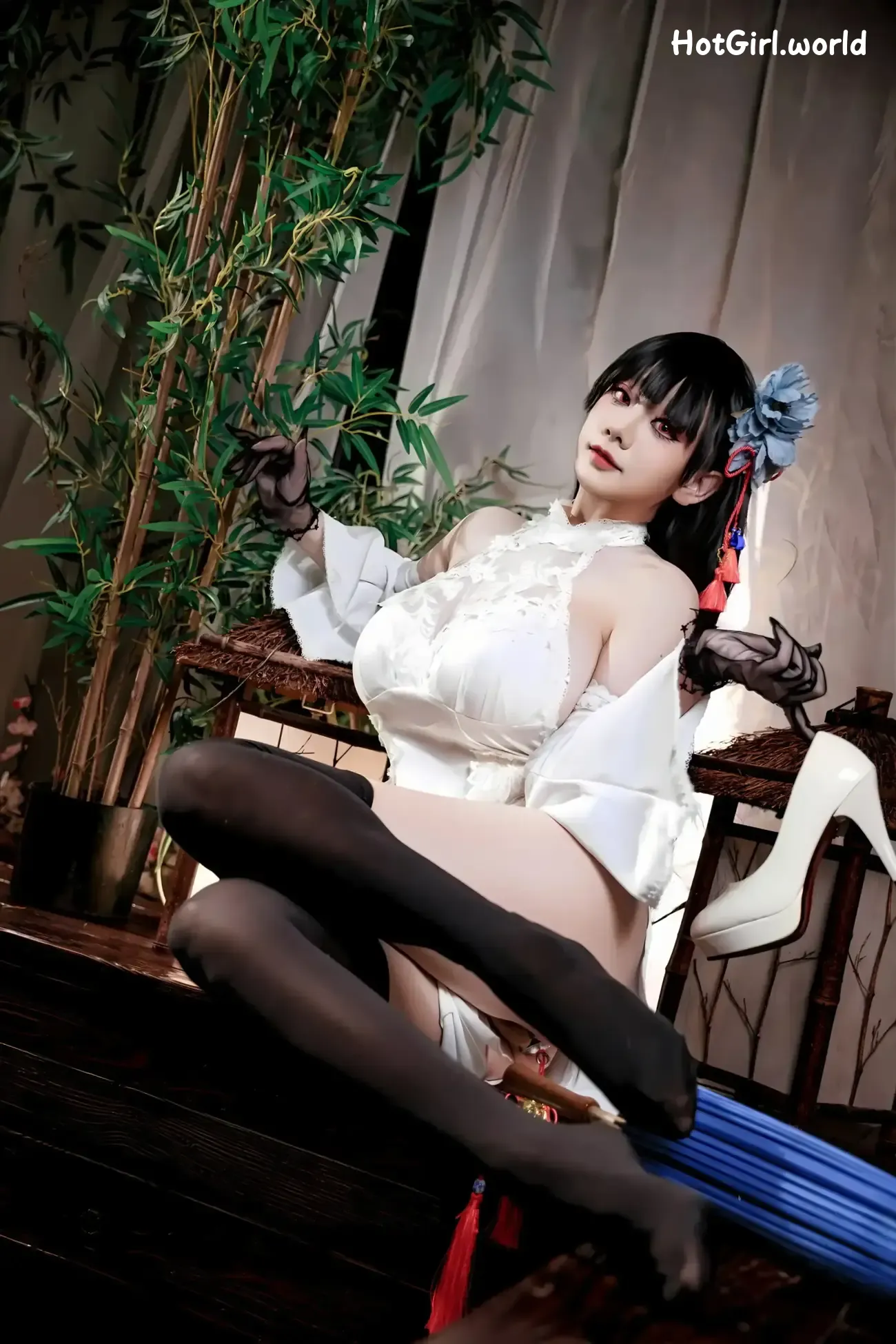 Coser-阿雪雪-碧蓝航线-逸仙-旗袍 第62张图
