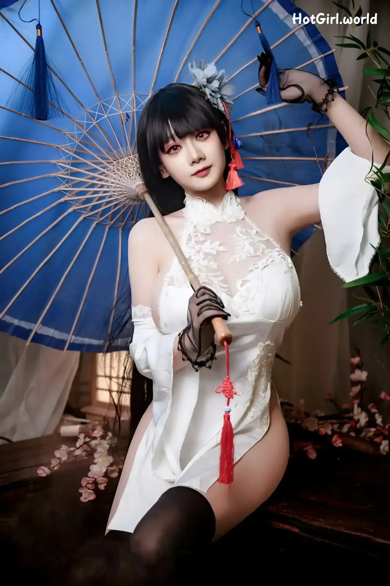Coser-阿雪雪-碧蓝航线-逸仙-旗袍 第66张图