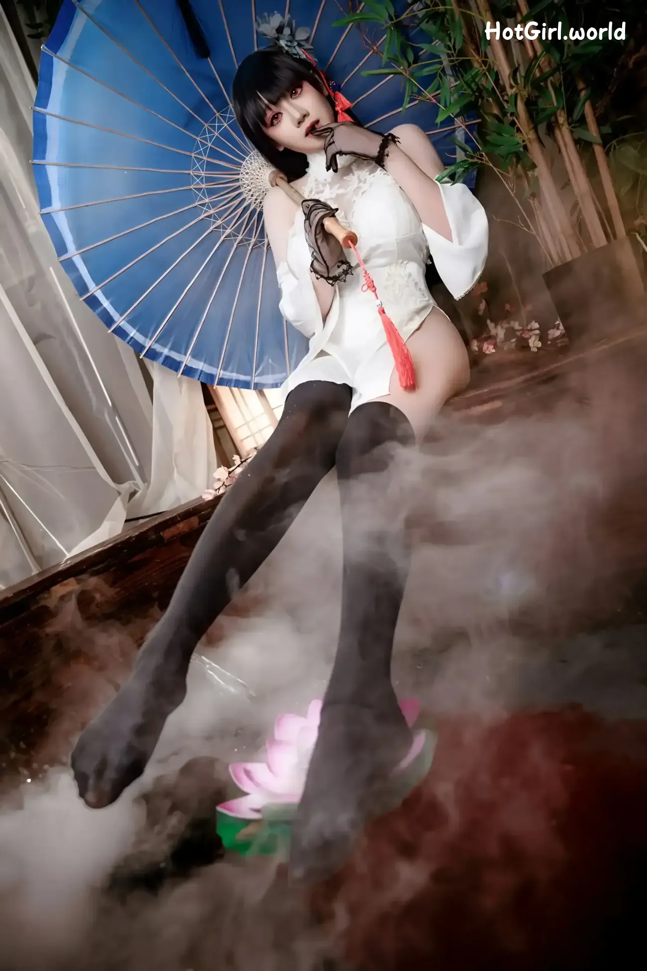 Coser-阿雪雪-碧蓝航线-逸仙-旗袍 第67张图