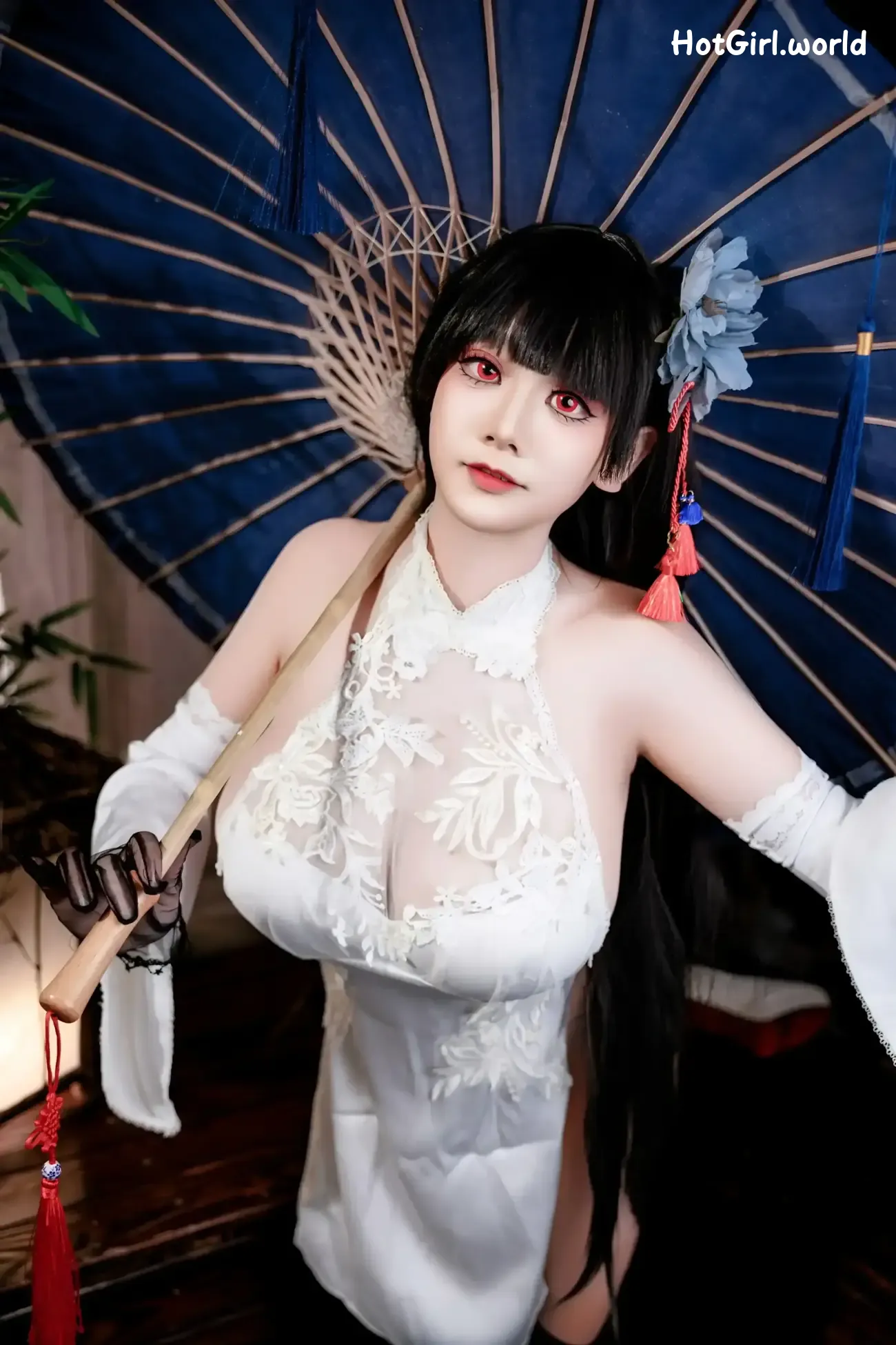 Coser-阿雪雪-碧蓝航线-逸仙-旗袍 第68张图