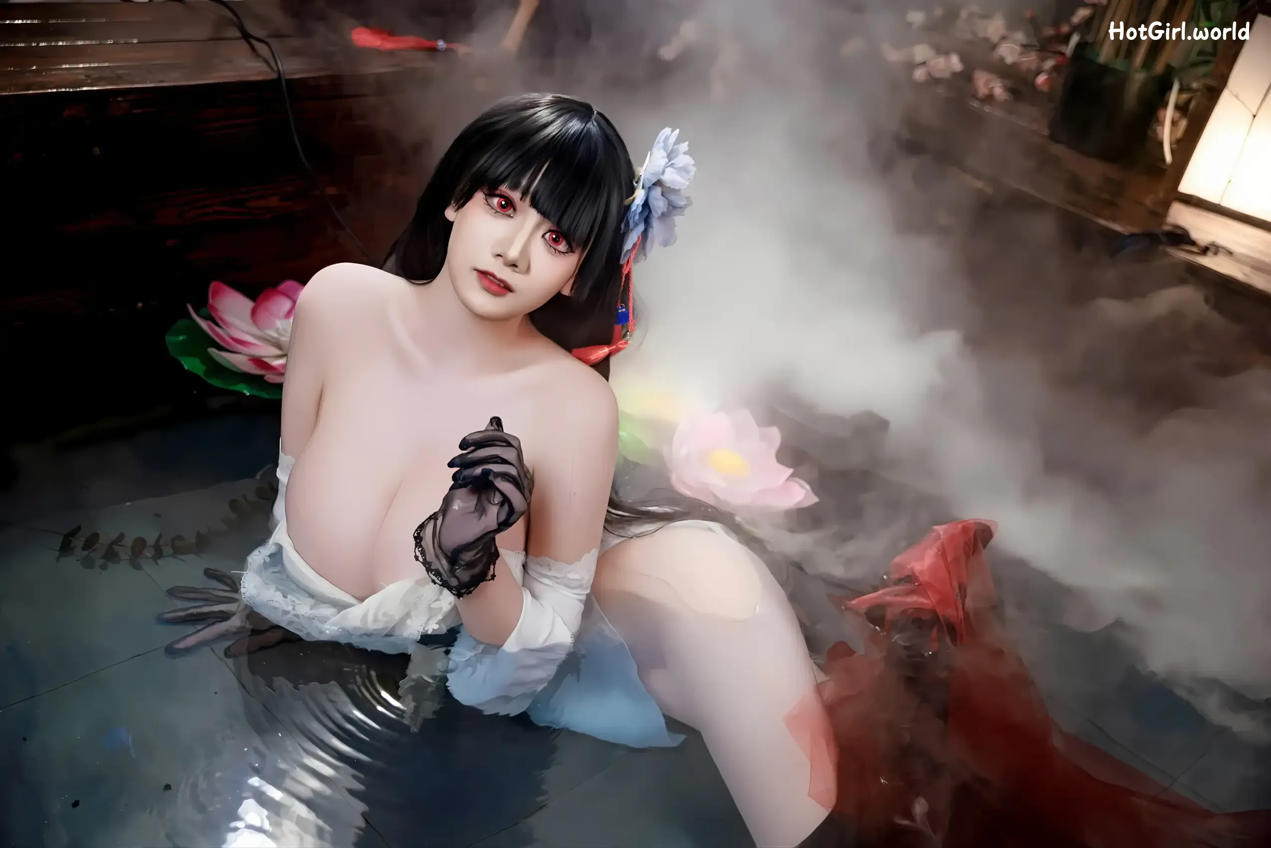 Coser-阿雪雪-碧蓝航线-逸仙-旗袍 第79张图