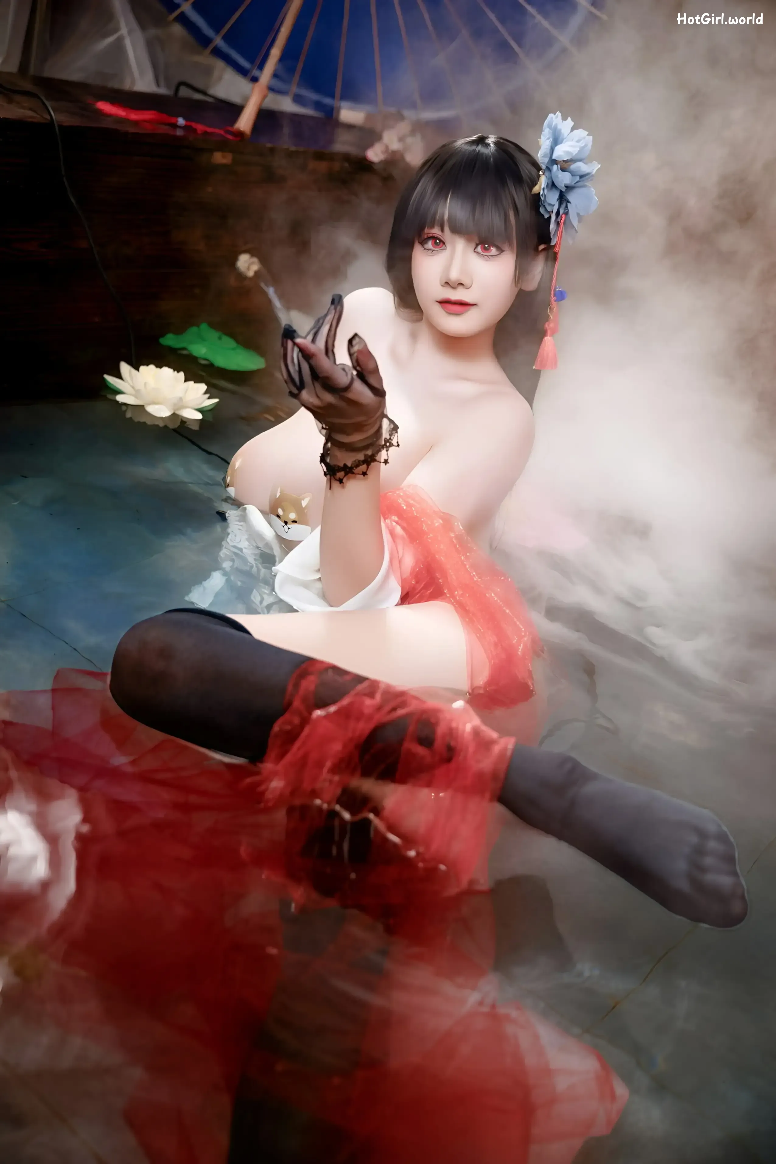 Coser-阿雪雪-碧蓝航线-逸仙-旗袍 第80张图