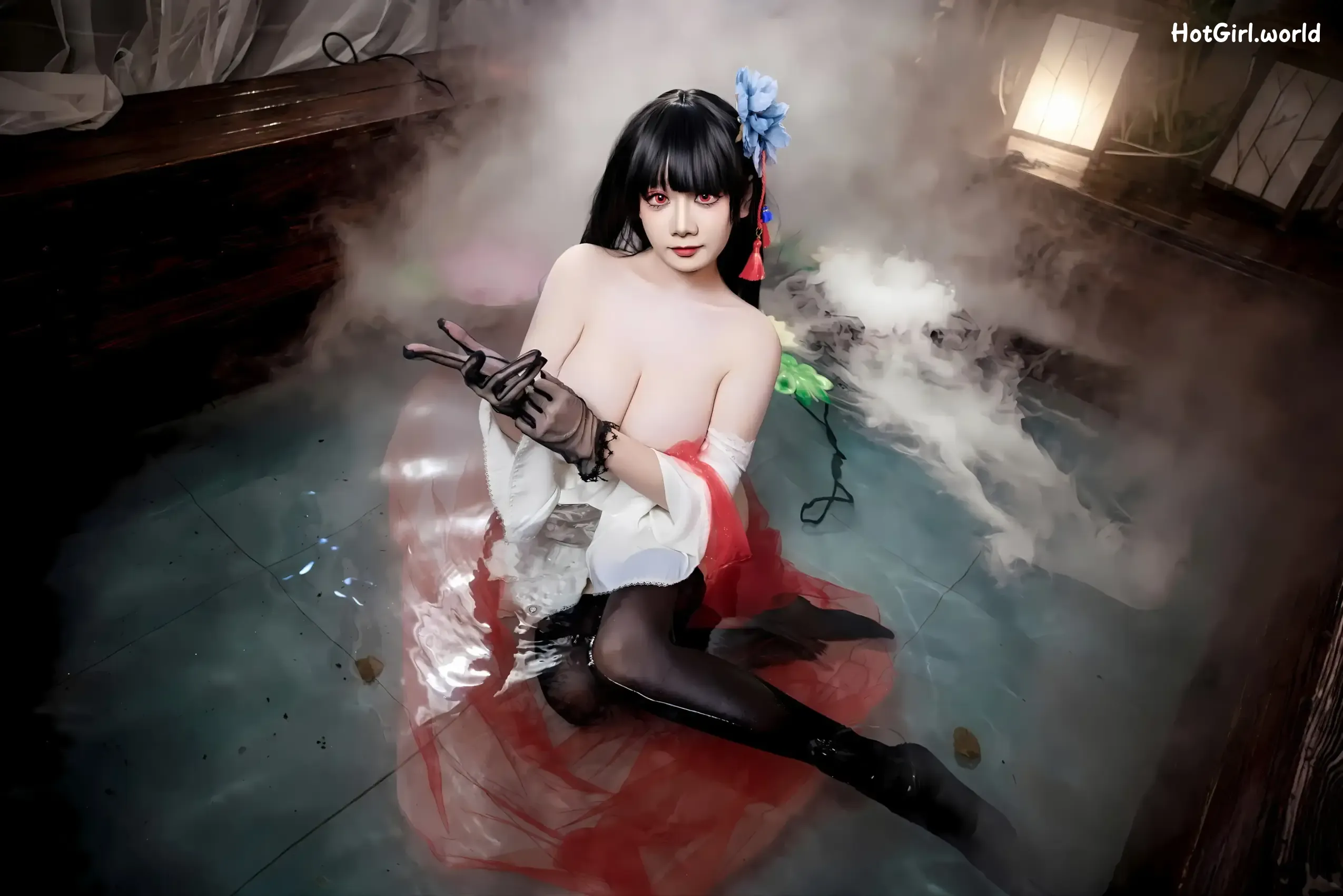 Coser-阿雪雪-碧蓝航线-逸仙-旗袍 第81张图