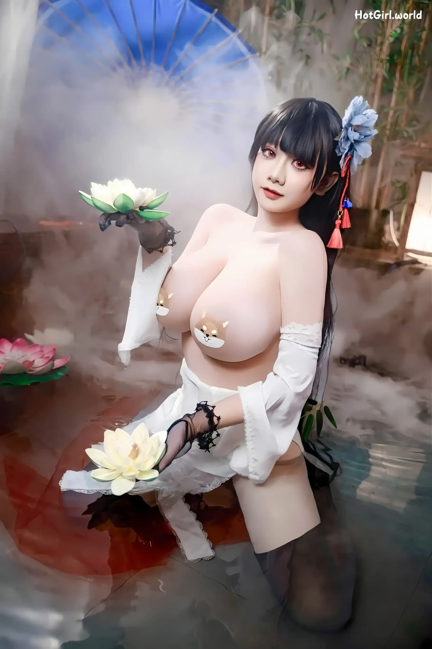 Coser-阿雪雪-碧蓝航线-逸仙-旗袍 第86张图