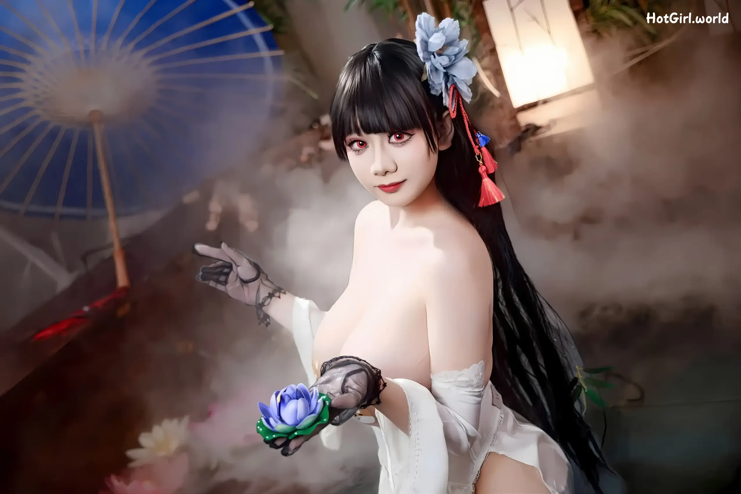 Coser-阿雪雪-碧蓝航线-逸仙-旗袍 第92张图