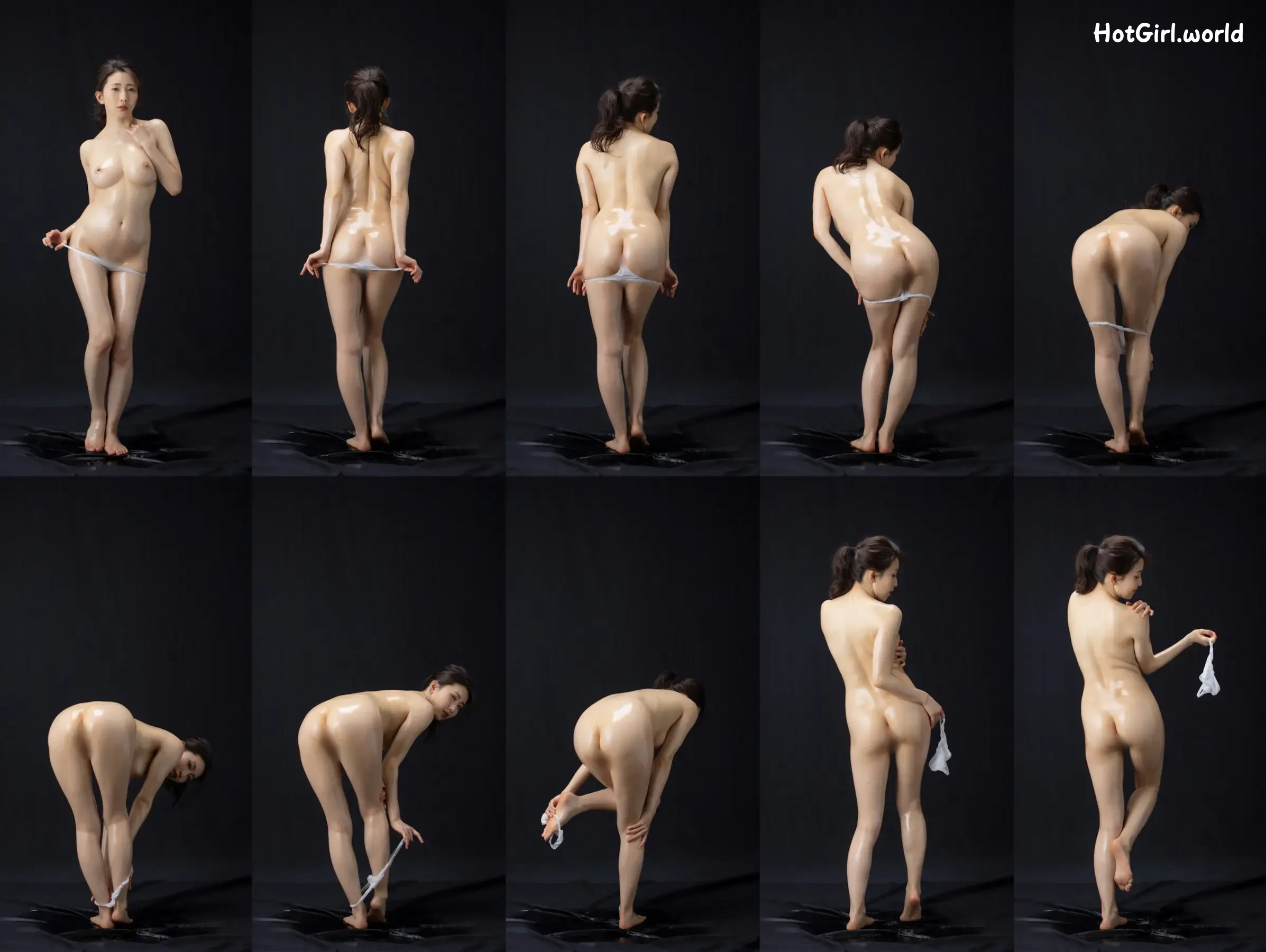 JP-Hikari Kisaki-妃ひかり-ヌードポーズ写真集-絶対的「大人」の透け透けテカテカポーズブック 第42张图