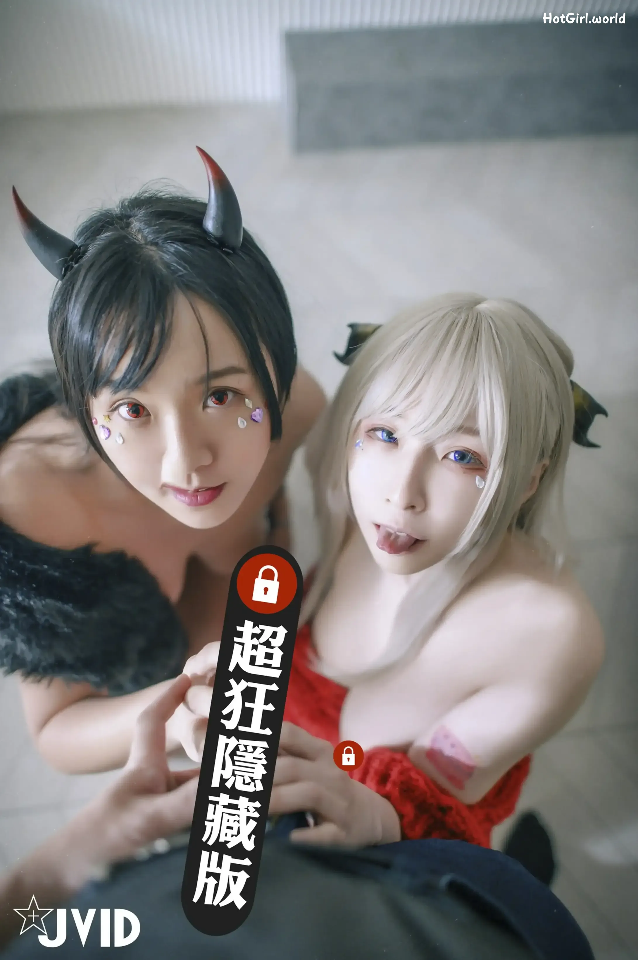 JVID-黎菲儿-&-宝七-暗夜魅魔人间取精-巨根初体验-硕大酥乳汹涌澎湃 第41张图