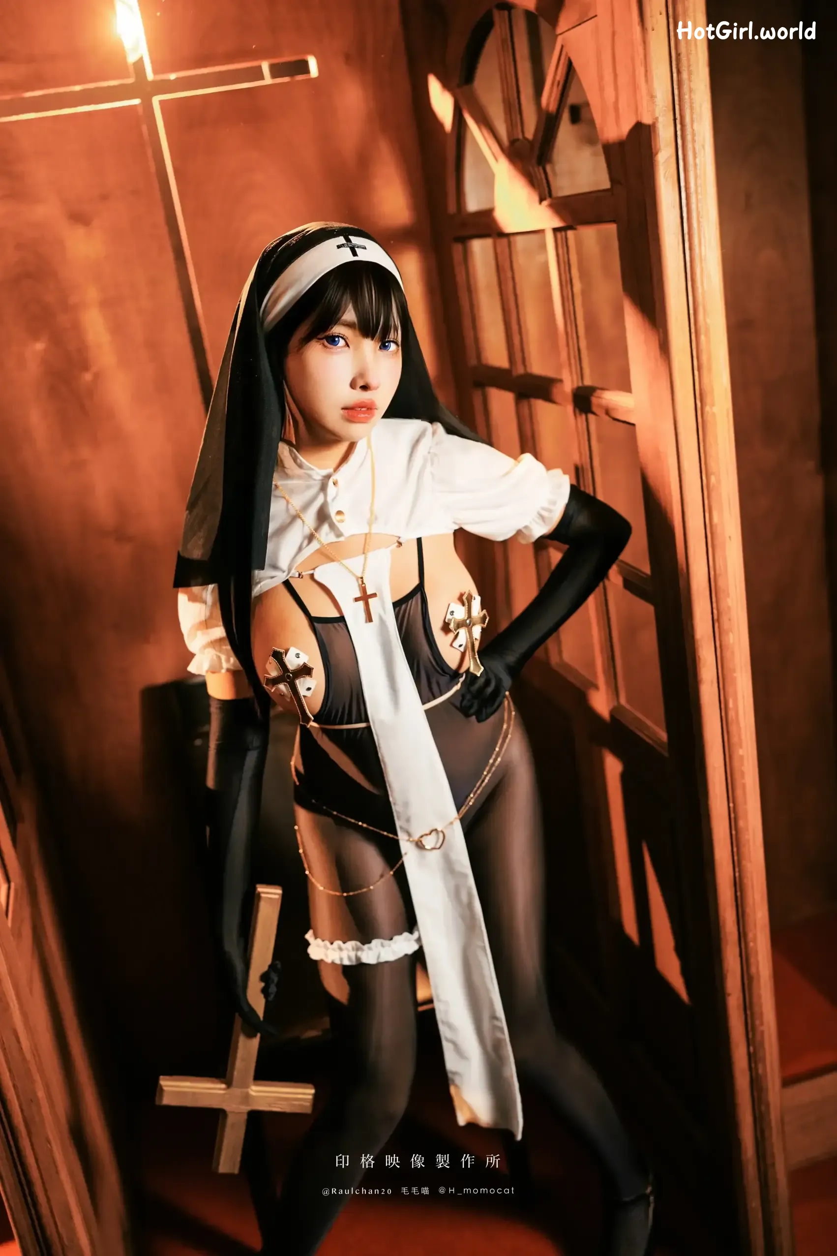 Coser-慕慕-Momo-肉體淨化世間罪惡 第4张图
