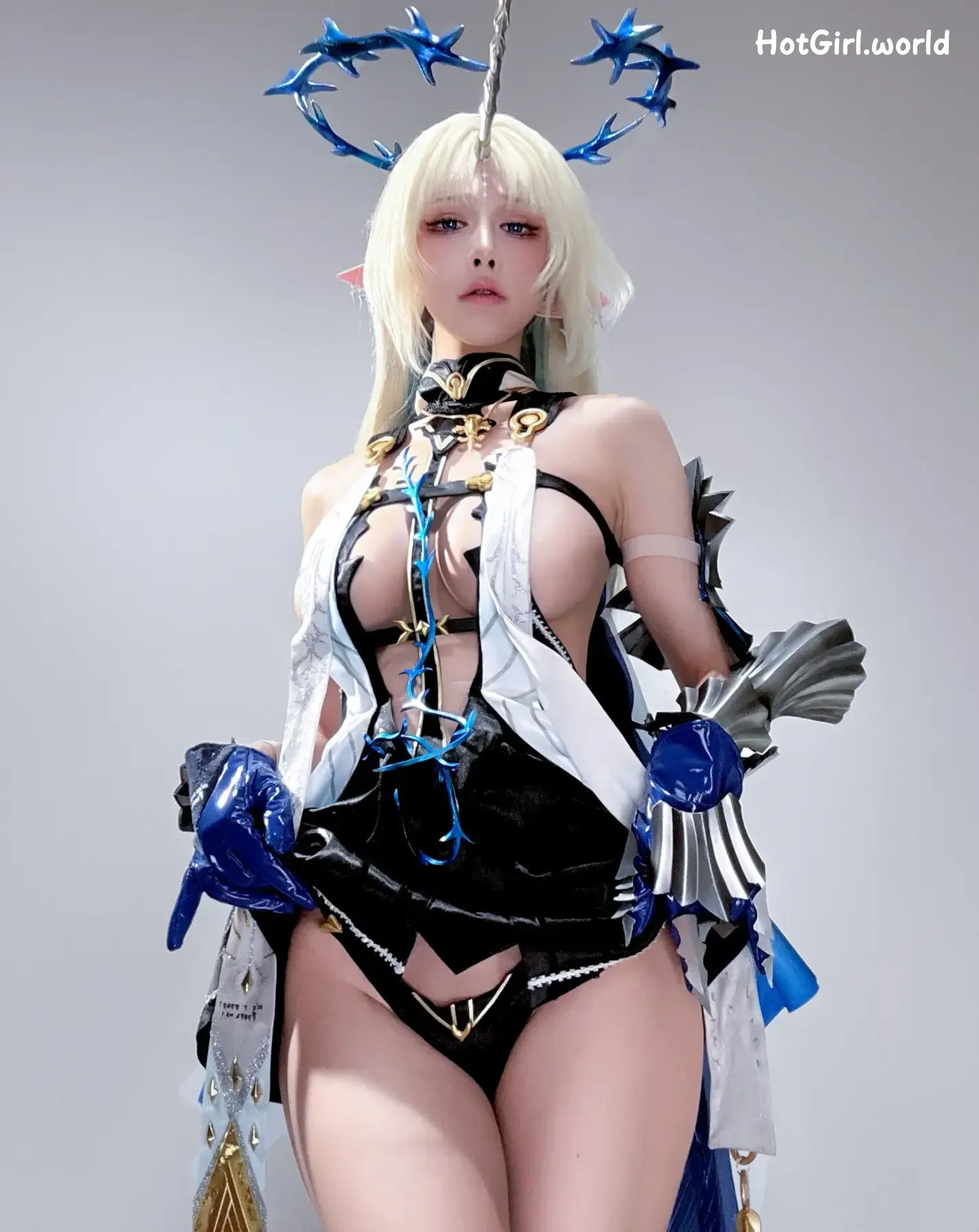 Coser-水淼-Aqua-遐蝶+芙露德莉斯-自拍 第25张图