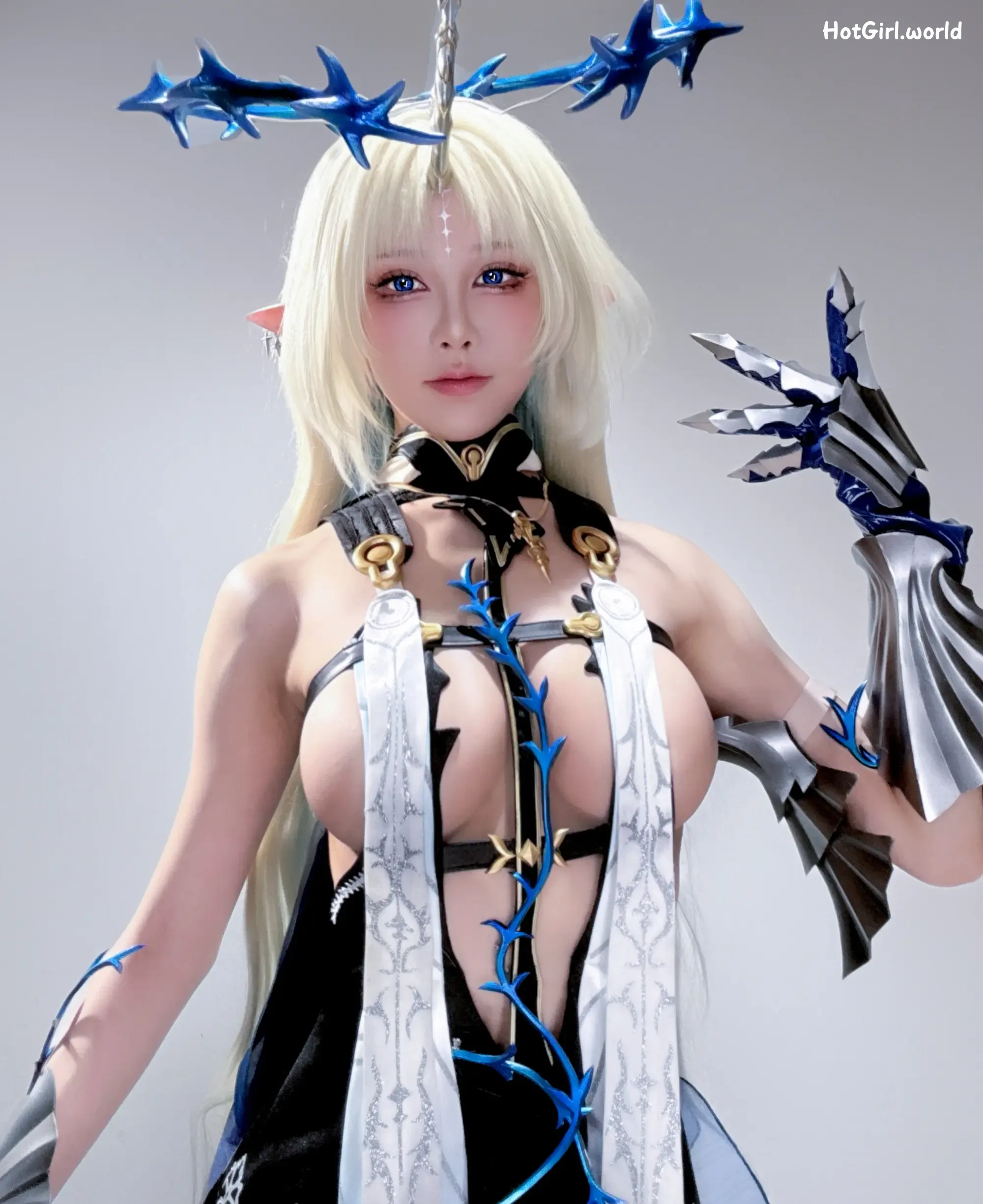 Coser-水淼-Aqua-遐蝶+芙露德莉斯-自拍 第43张图