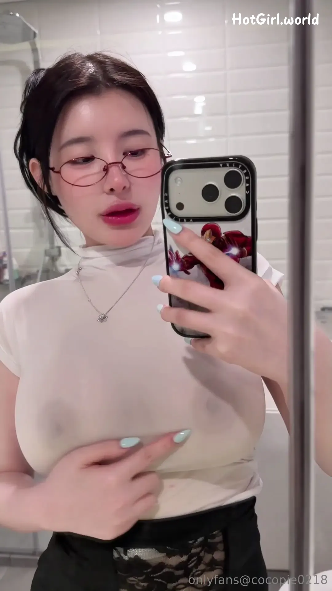 Coser-cocopie0218-巨乳御姐-新增透视肉丝抹油（6 videos） 第12张图
