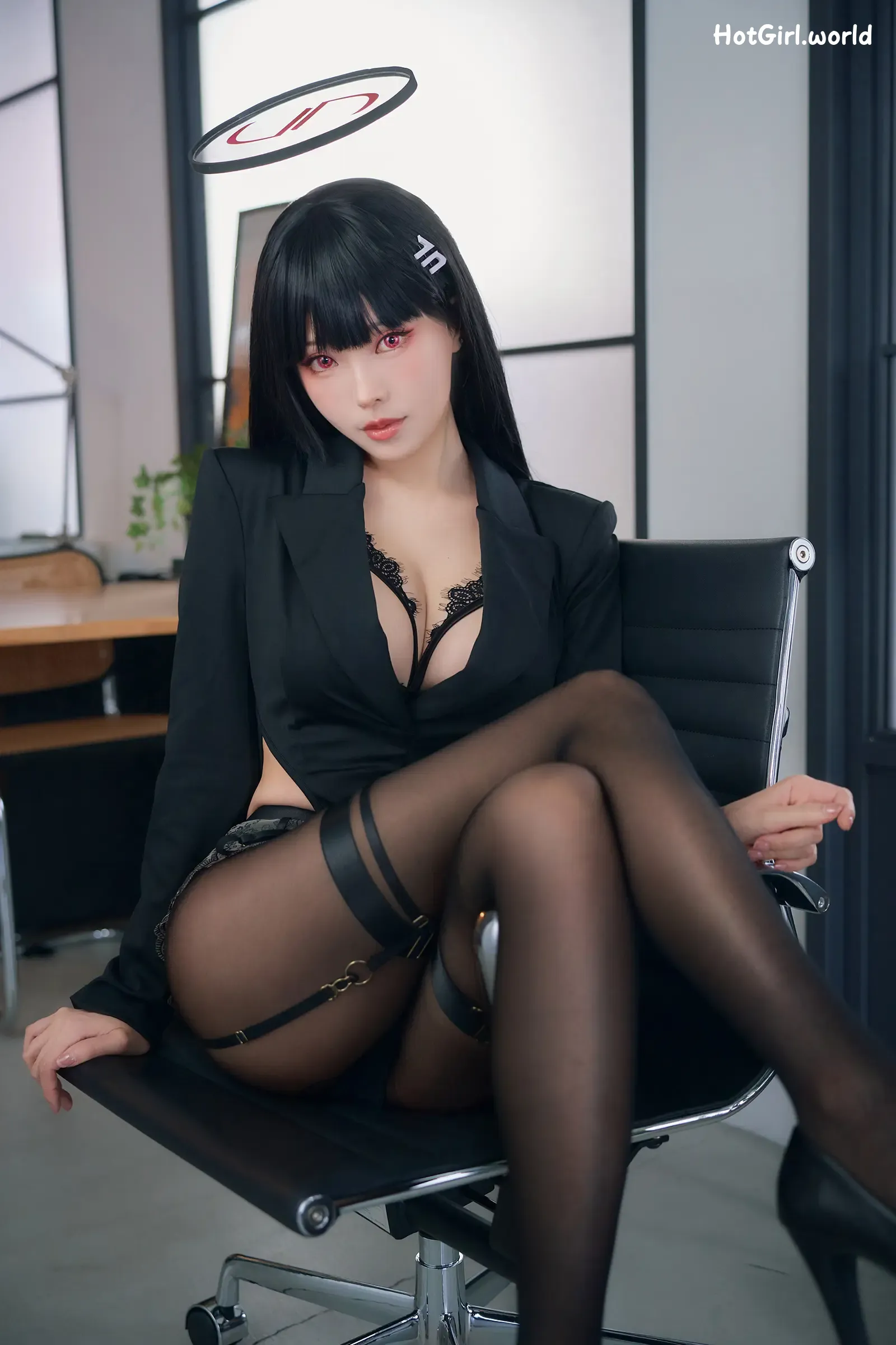 Coser-Ely_eee-ElyEE子-调月莉音-秘密吊帶 第7张图