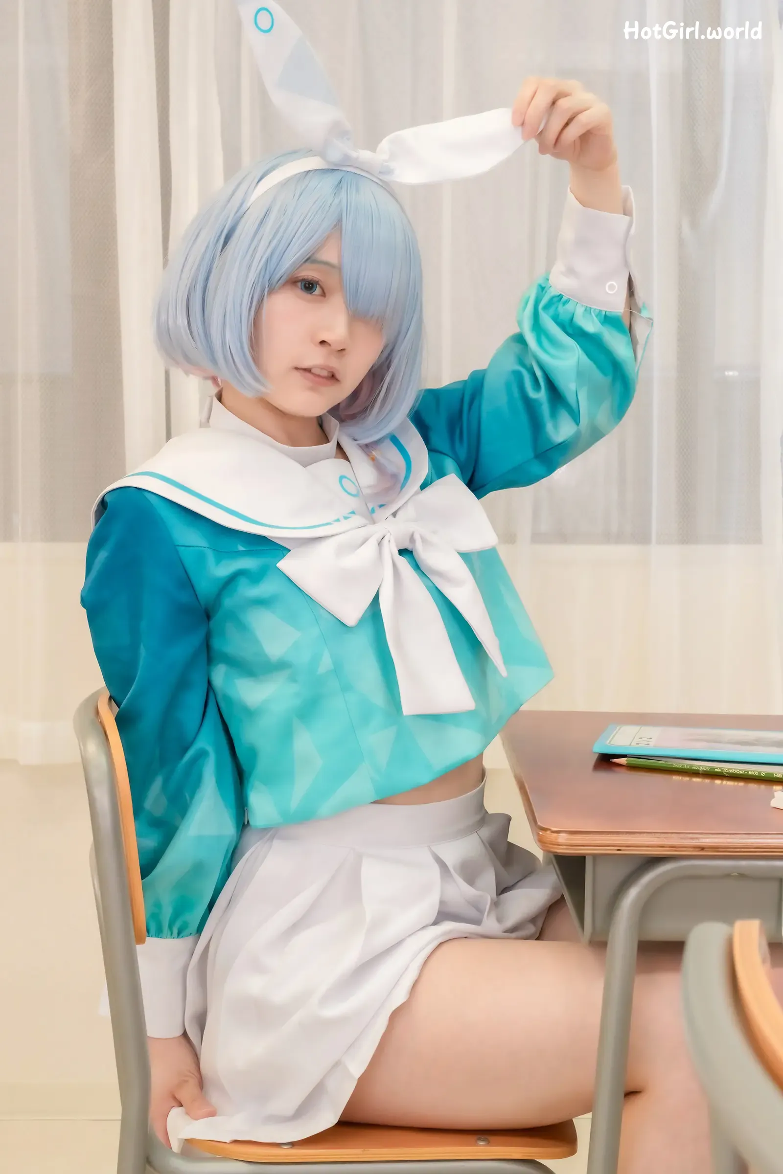 Coser-Salt Melon-塩めろん。-アロナちゃんと秘密の放課後 第26张图