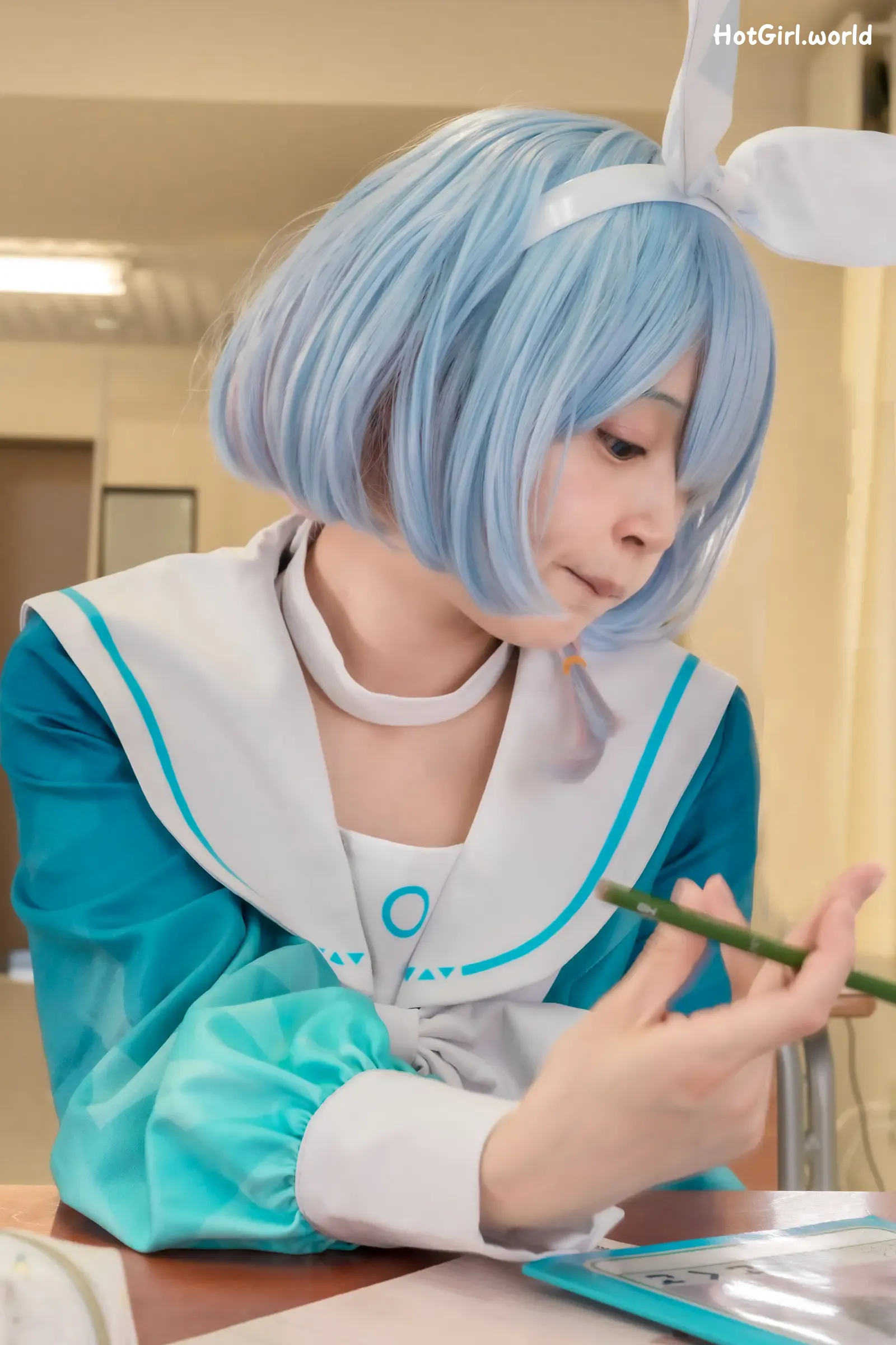 Coser-Salt Melon-塩めろん。-アロナちゃんと秘密の放課後 第31张图