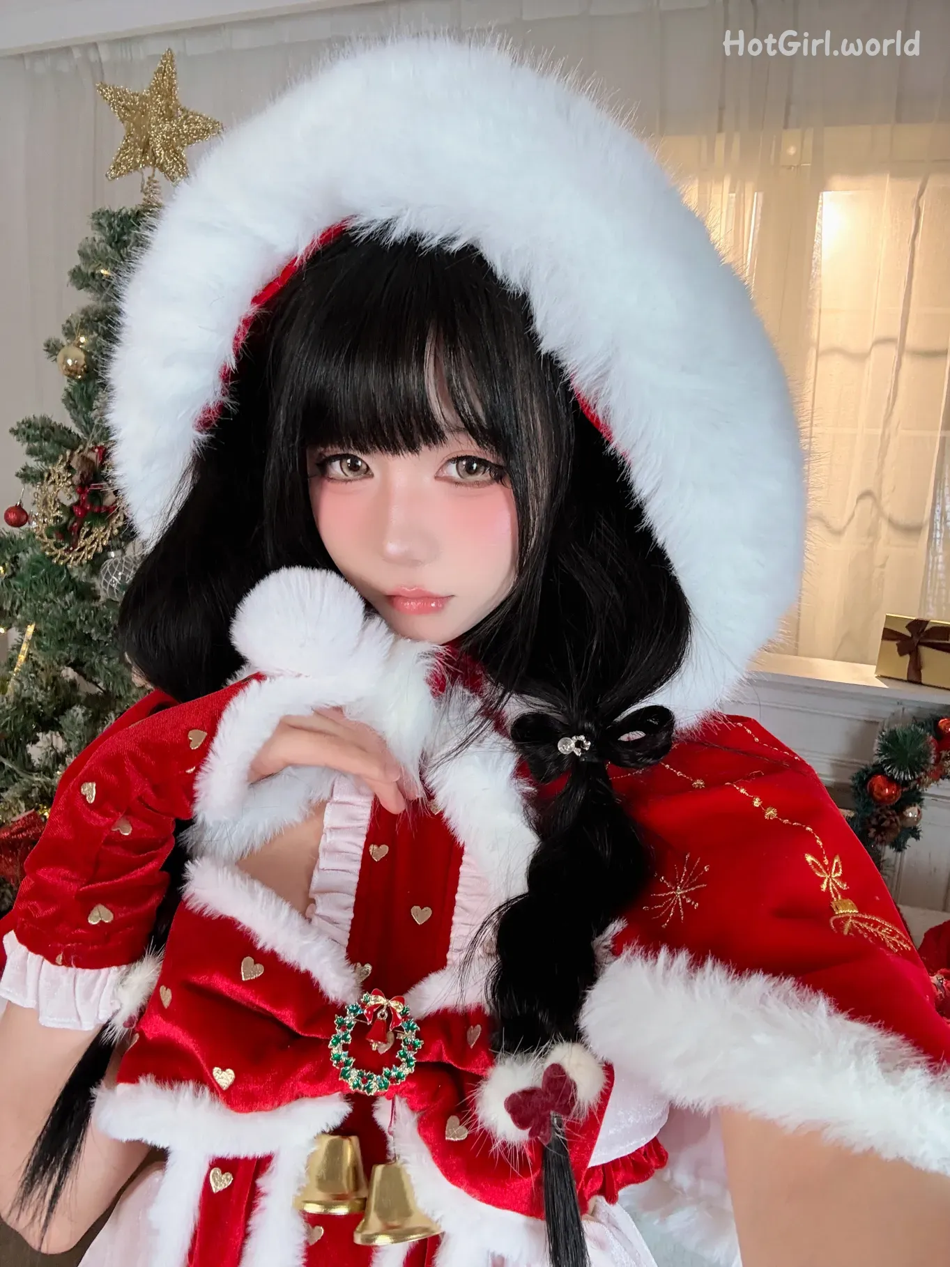 Coser-黏黏团子兔-12月作品-兔兔圣诞礼物 第90张图