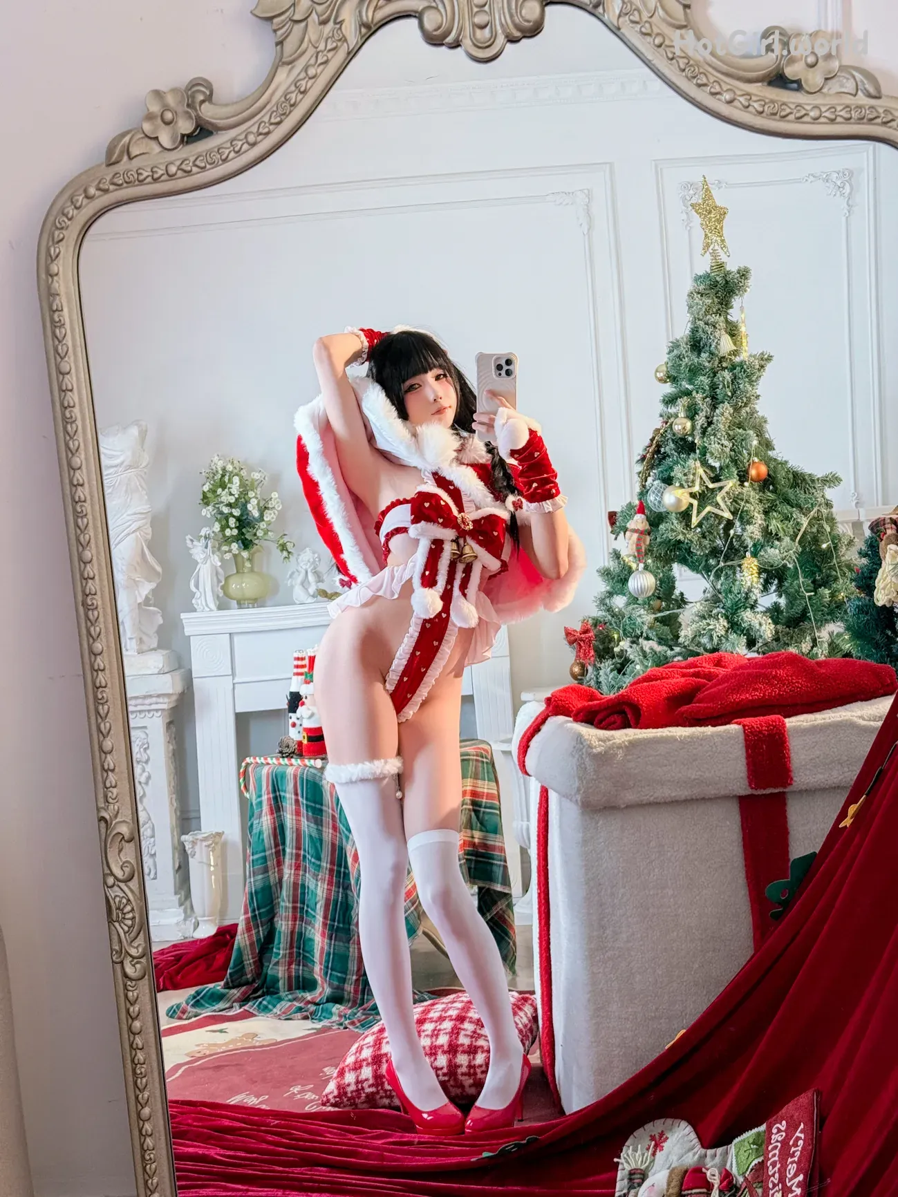 Coser-黏黏团子兔-12月作品-兔兔圣诞礼物 第93张图