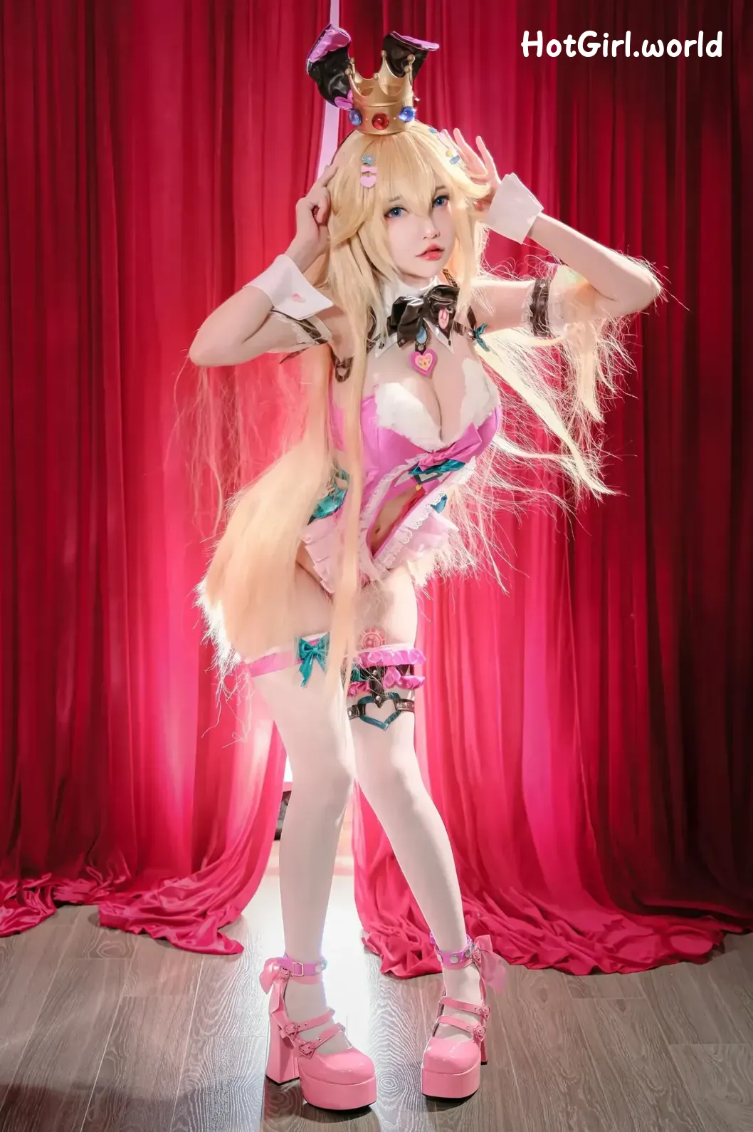 Coser-Potato-Godzilla-Peach-Bunny-Girl 第6张图