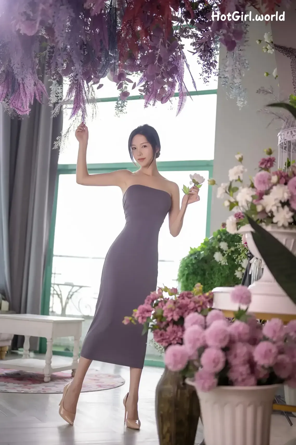 Coser-抖娘-利世-连体裙激凸骆驼趾 第23张图