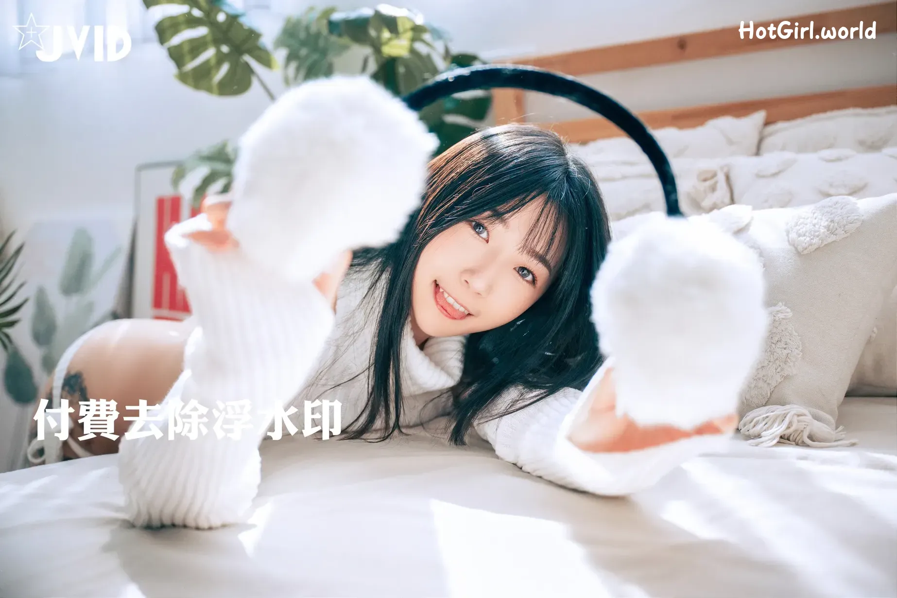 JVID-肉包-Mini-沈迷色色の可愛女友－肉包性欲高漲-發情自慰色誘男友-近距離特寫美鮑 第54张图