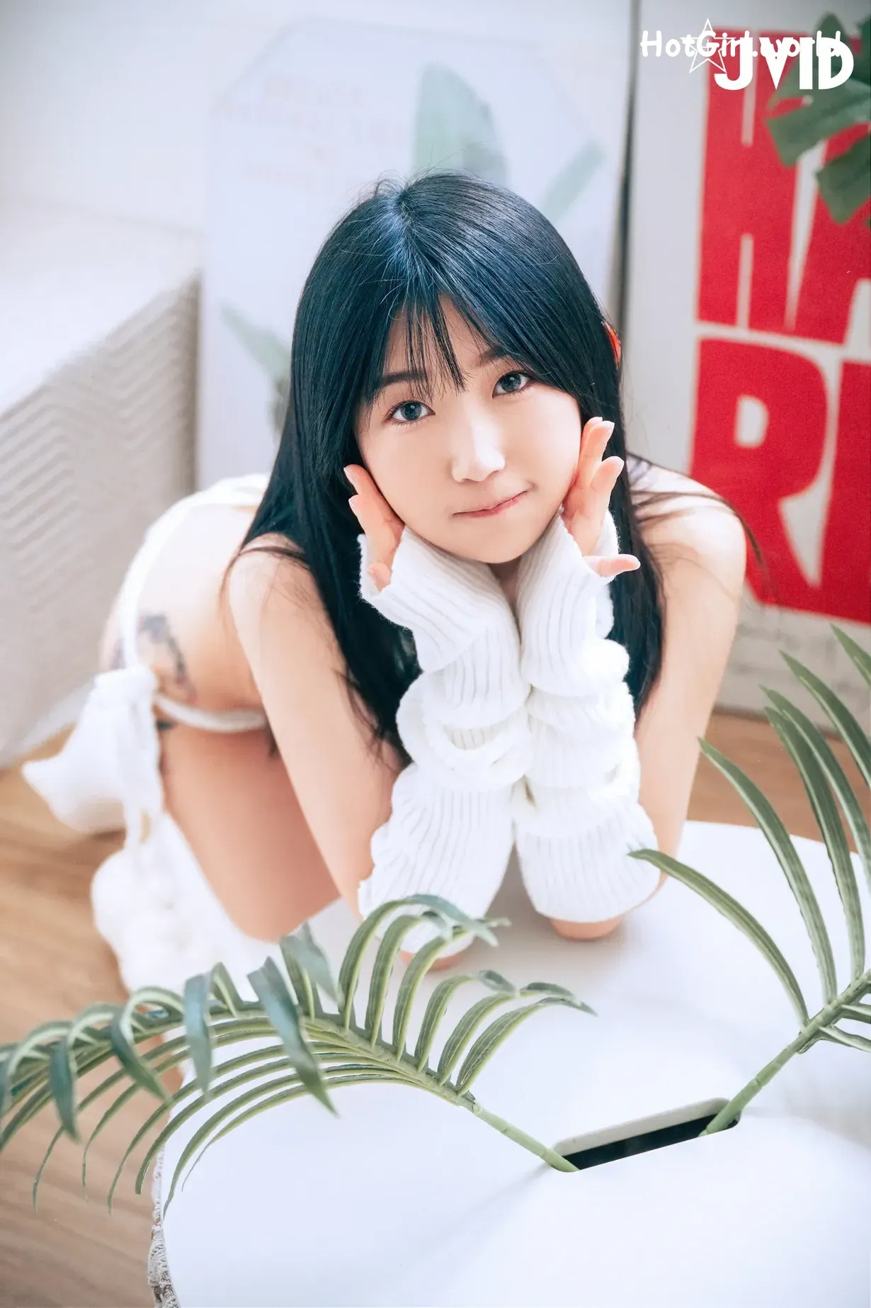 JVID-肉包-Mini-沈迷色色の可愛女友－肉包性欲高漲-發情自慰色誘男友-近距離特寫美鮑 第77张图