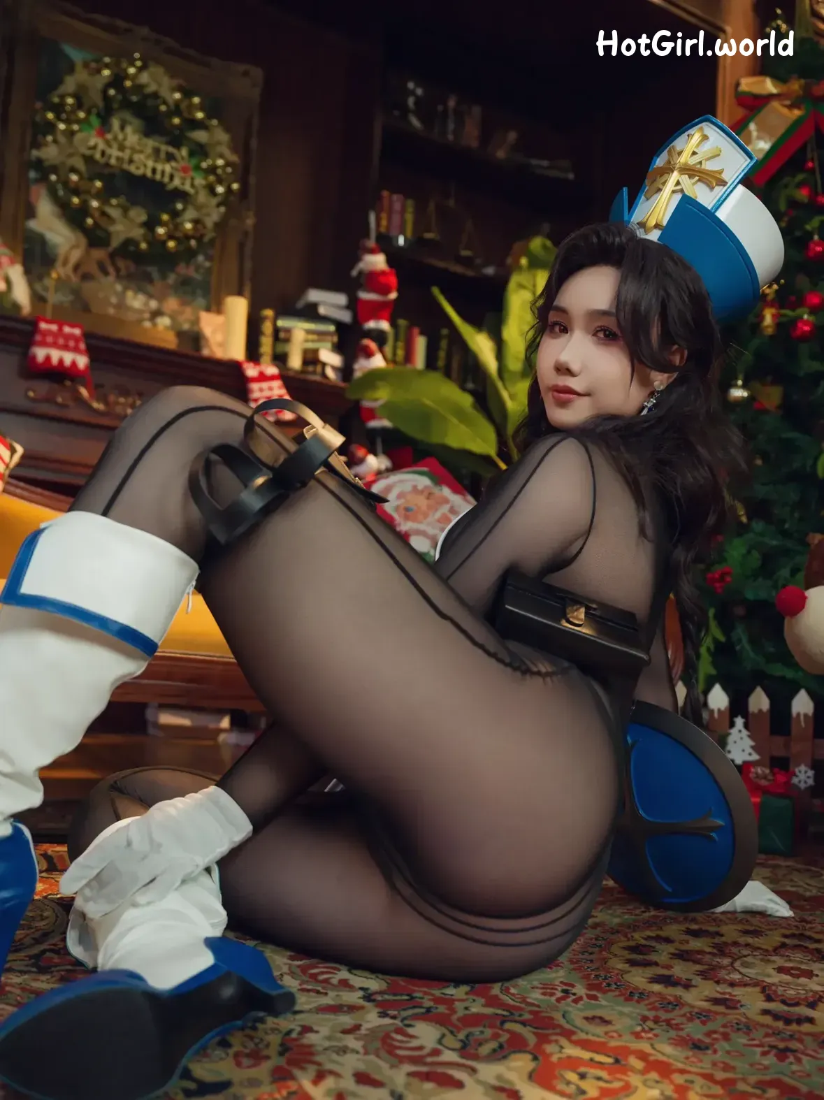 Coser-麻花麻花酱-Nikke-冰玫瑰 第10张图
