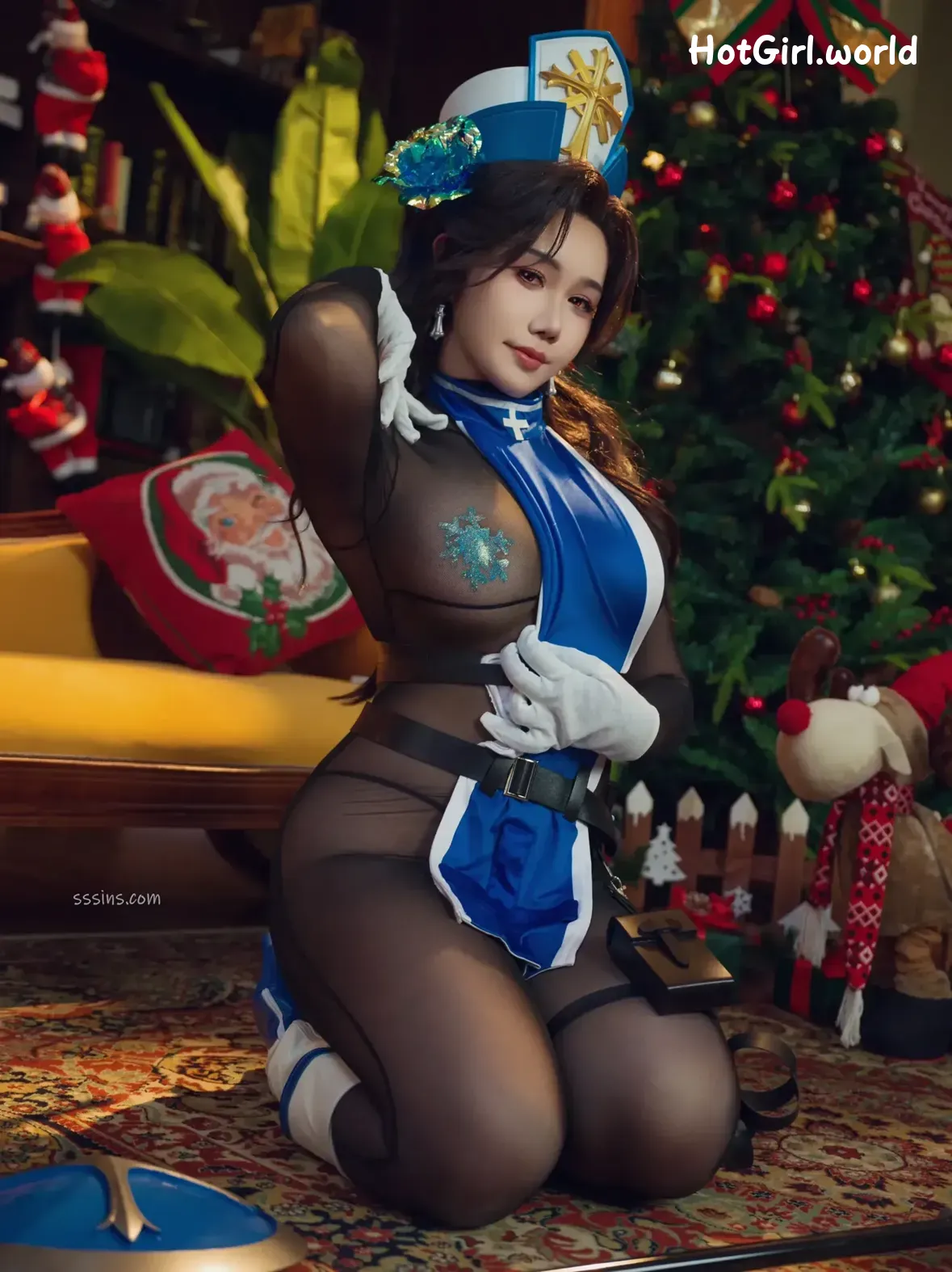 Coser-麻花麻花酱-Nikke-冰玫瑰 第12张图