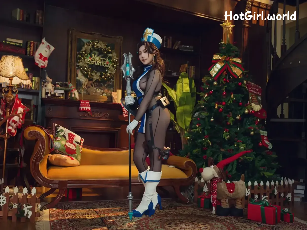 Coser-麻花麻花酱-Nikke-冰玫瑰 第13张图