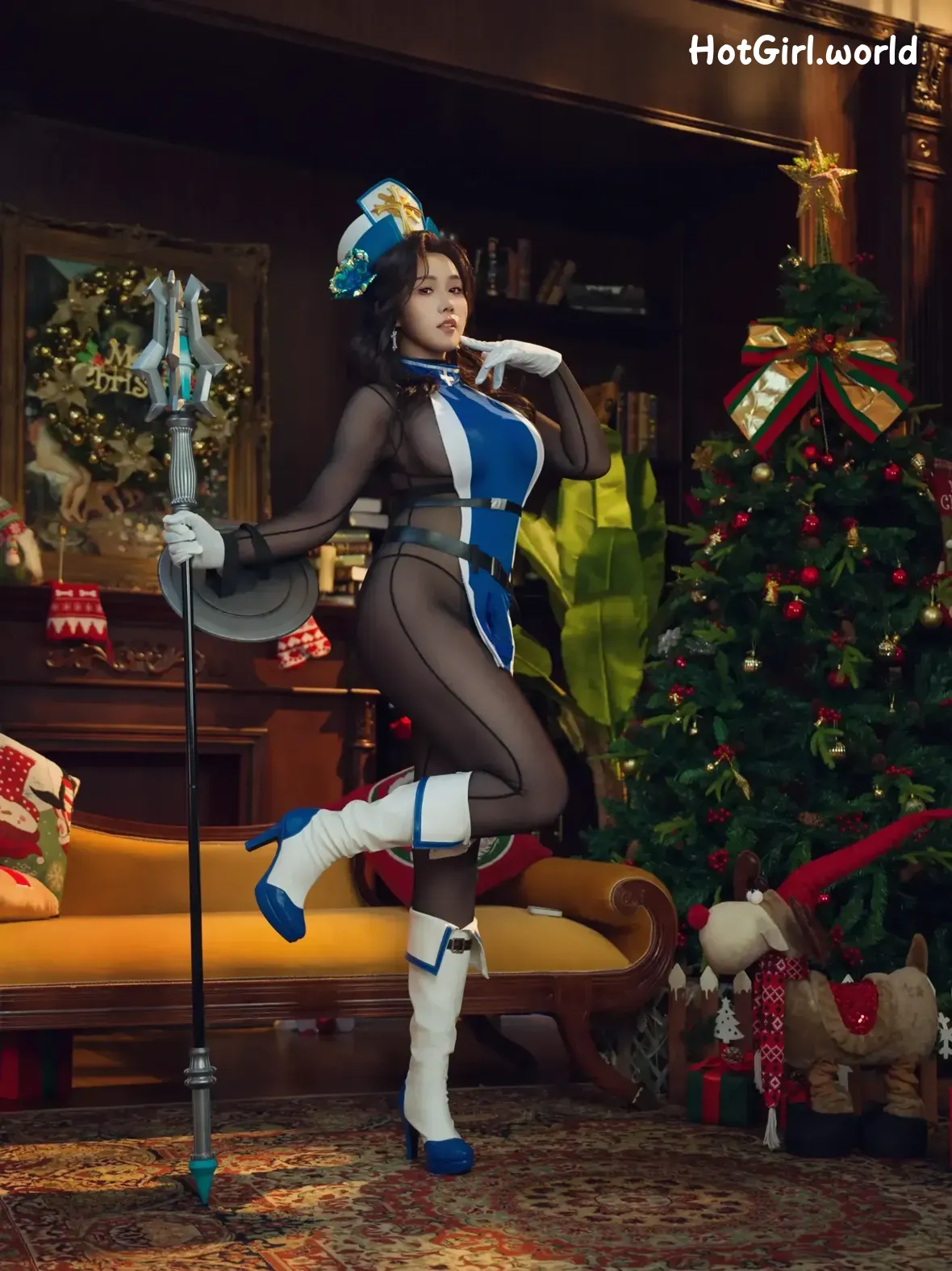 Coser-麻花麻花酱-Nikke-冰玫瑰 第24张图
